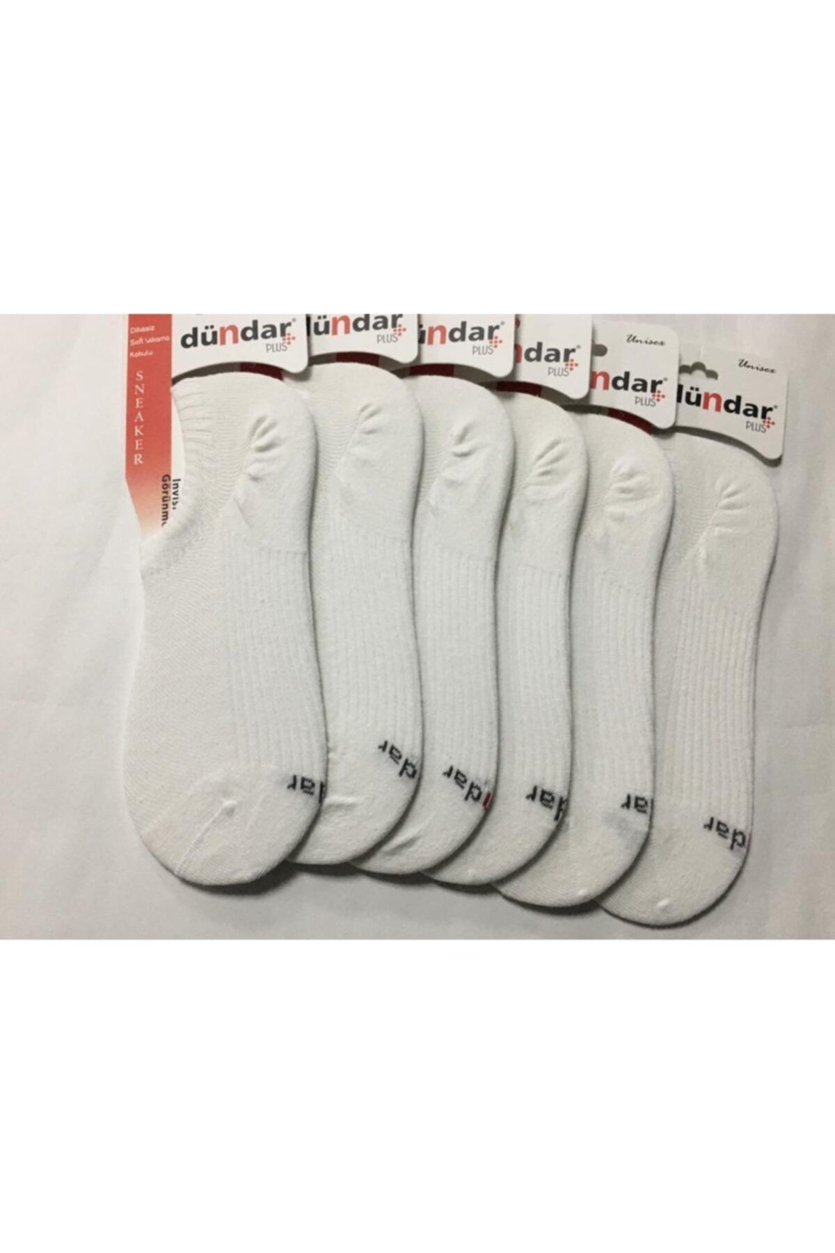 12 Li Bayan Pamuklu Dikişsiz Sneaker Patik