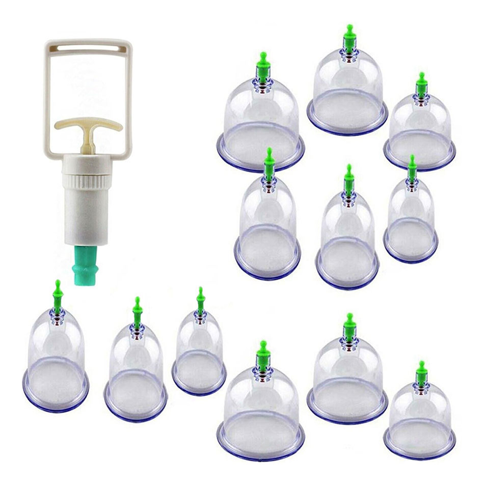 12 Li Hacamat Masaj Kupa Seti 12 Li Hacamat Masaj Kupa Seti