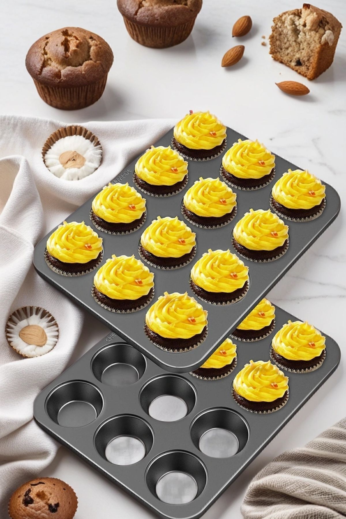 Transformacion 12 Li Muffin Kalıbı S.Sebastiani Design