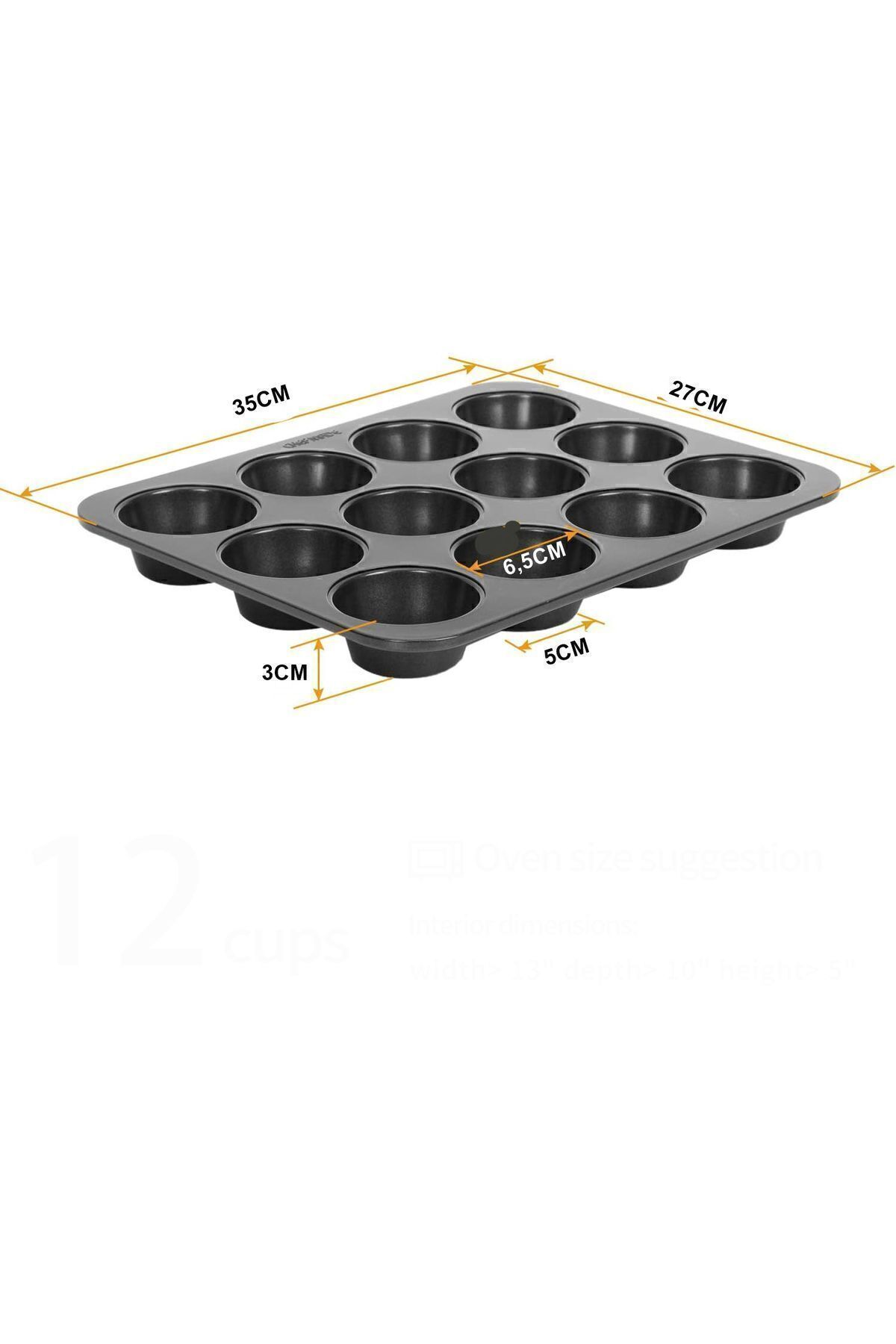 Transformacion 12 Li Muffin Kalıbı S.Sebastiani Design