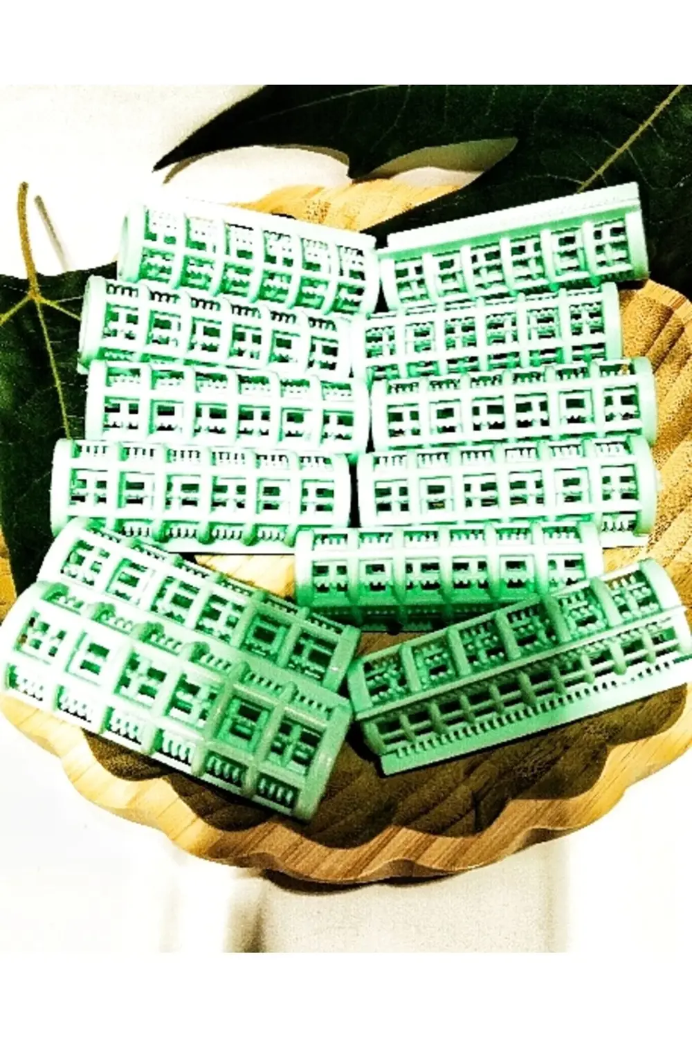 12 Li Renkli 20 mm Lüks Saç Bigudi