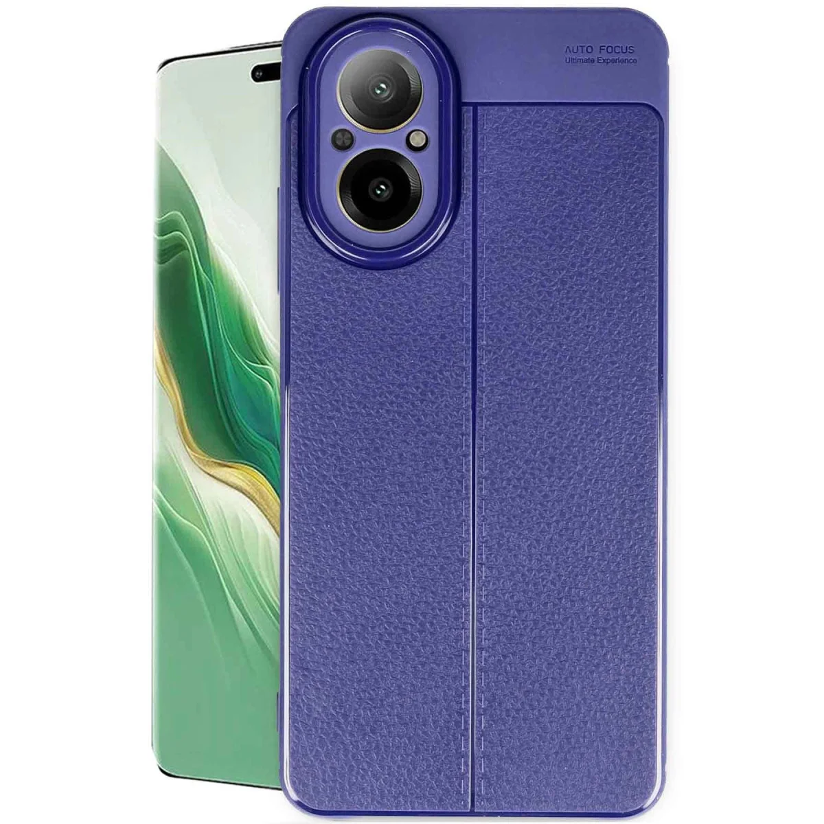 12 Lite Auto Focus Silikon Kılıf - Deri Dokulu, Darbe Korumalı ve Premium Telefon Kapakı