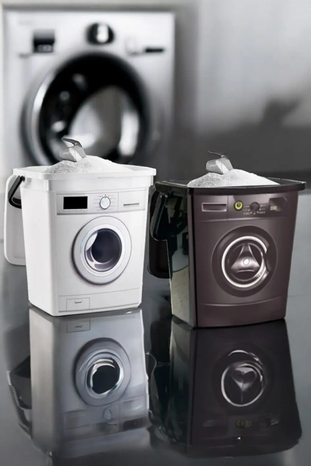 12 Litre Dekoratif Deterjanlık Deterjan Kutusu Deterjan Kabı - 6