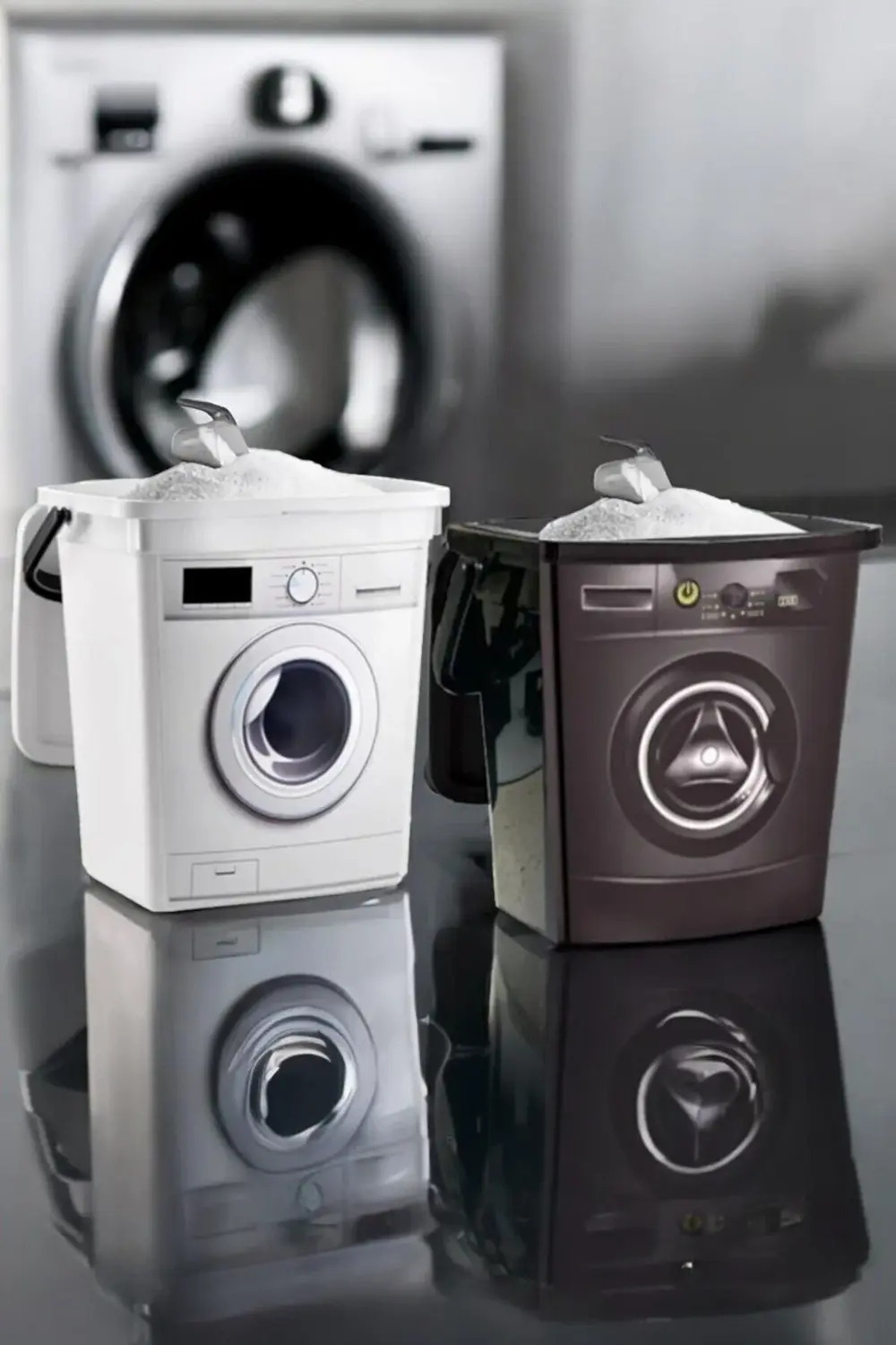 12 Litre Dekoratif Deterjanlık Deterjan Kutusu Deterjan Kabı - 6