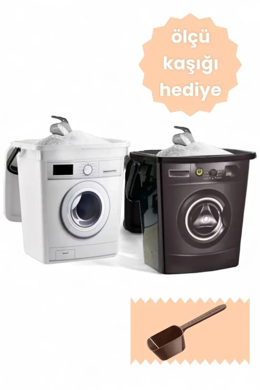 12 Litre Dekoratif Deterjanlık Deterjan Kutusu Deterjan Kabı - 6