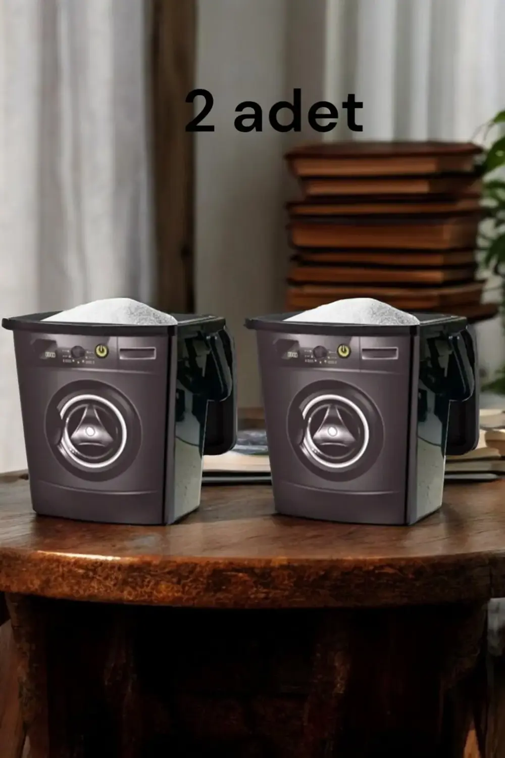 12 Litre Dekoratif Deterjanlık Deterjan Kutusu Deterjan Kabı - 6