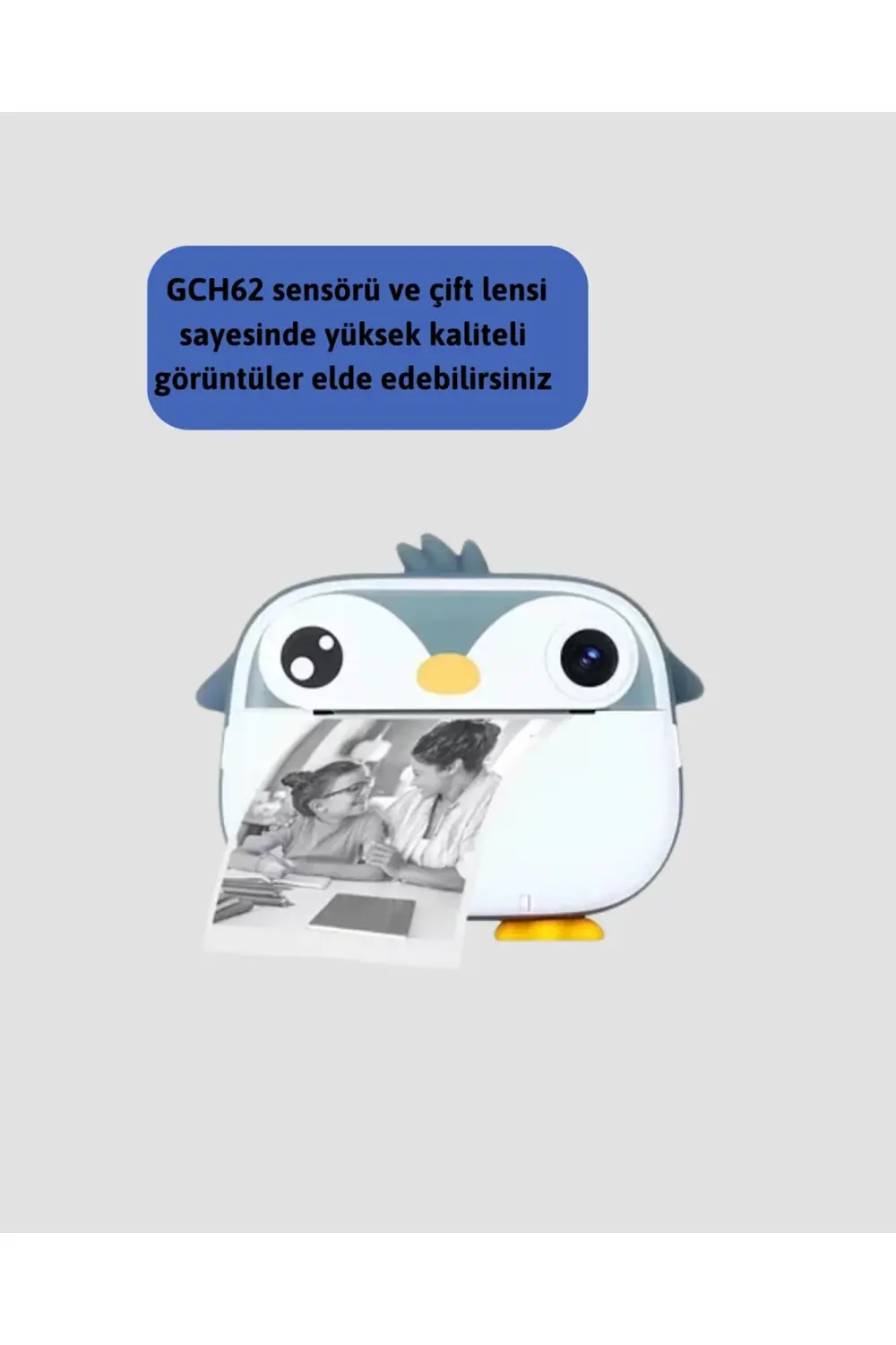 12 Özel Efektli ve Self-Timer Fonksiyonlu Baskı Kamera