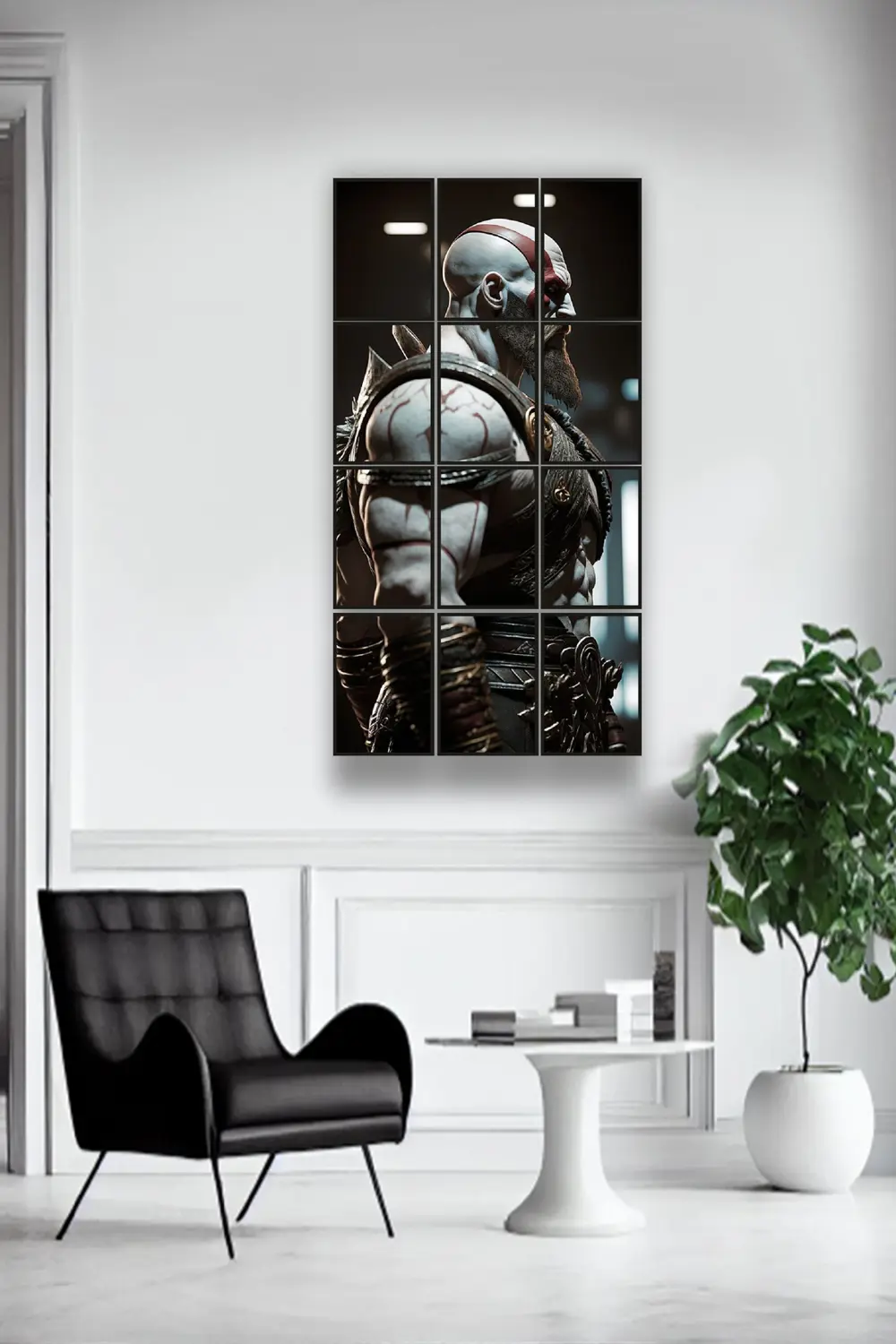 12 parça God of war Critos Çerçeve Görünümlü Mdf tablo Duvar Süsü Fiyatı, Yorumları ve Özellikleri