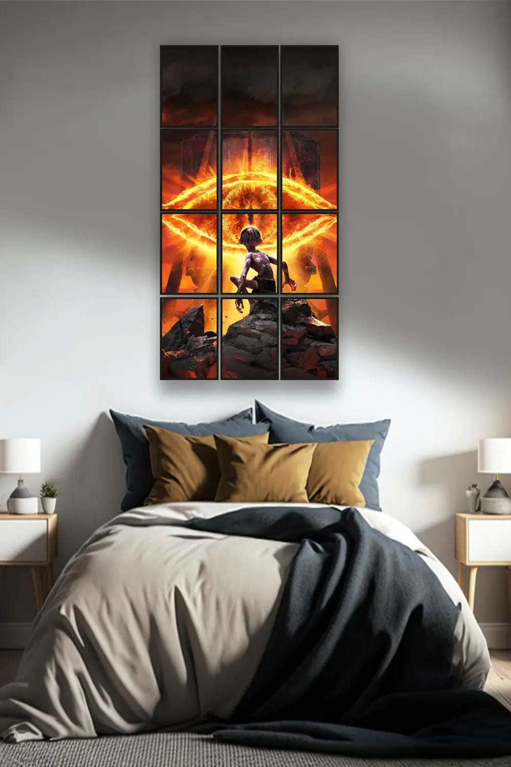 12 parça Lord of the rings Çerçeve Görünümlü Mdf tablo Duvar Süsü