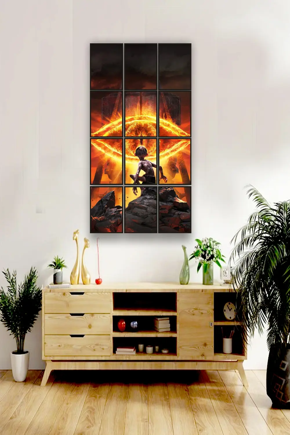 12 parça Lord of the rings Çerçeve Görünümlü Mdf tablo Duvar Süsü