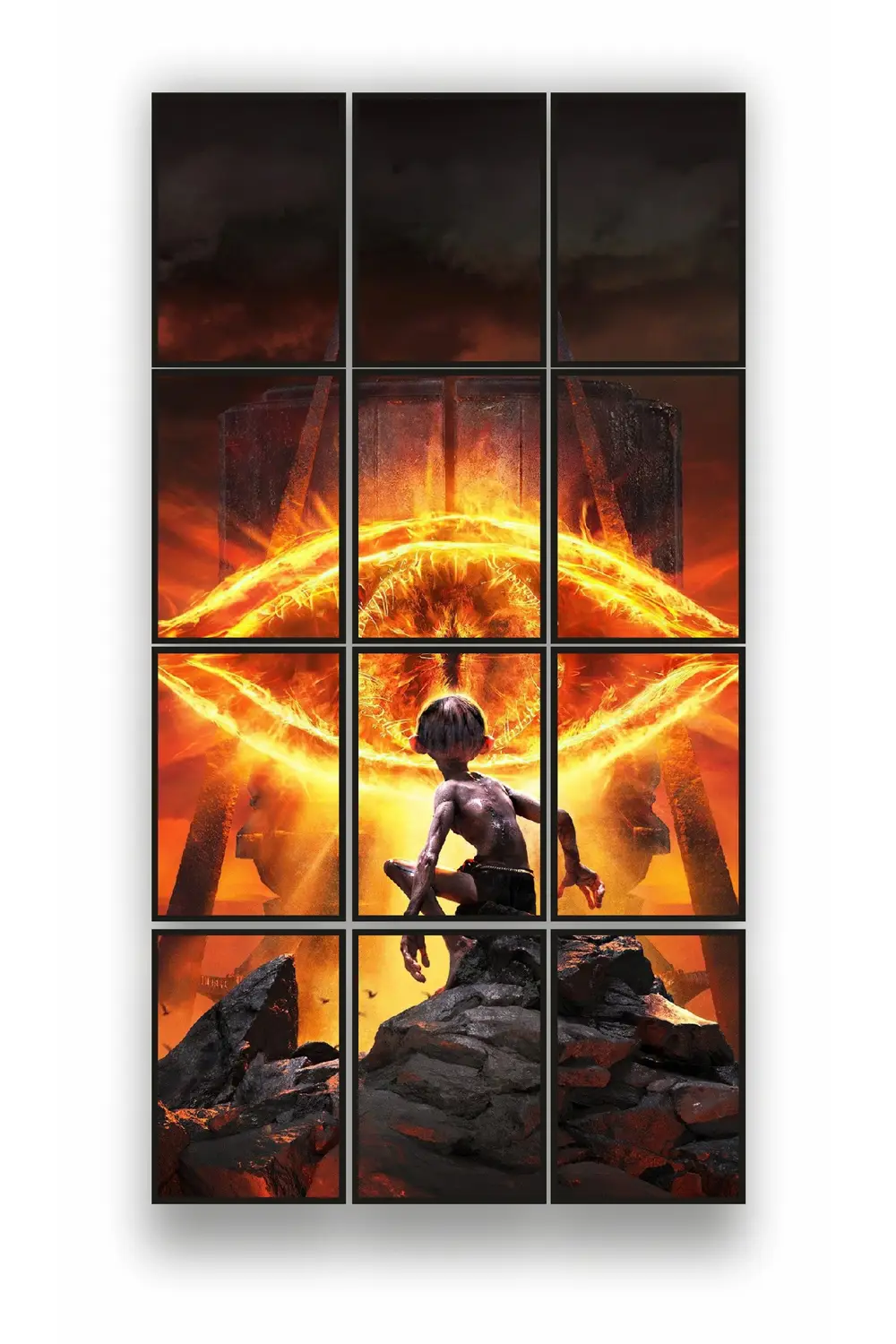 12 parça Lord of the rings Çerçeve Görünümlü Mdf tablo Duvar Süsü