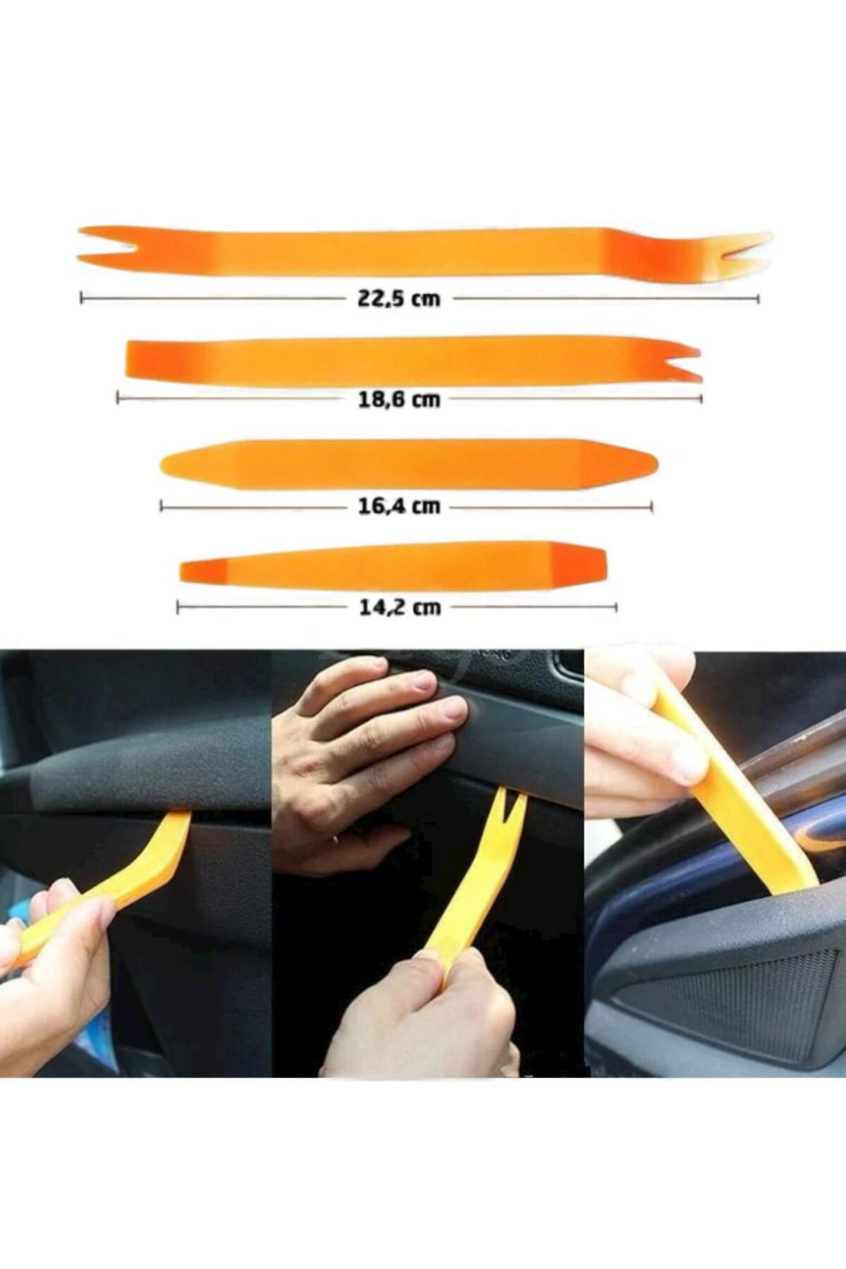 12 Parça Oto Ön Panel ve Teyp Sökme Aparat Takımı | Trim, Klips v