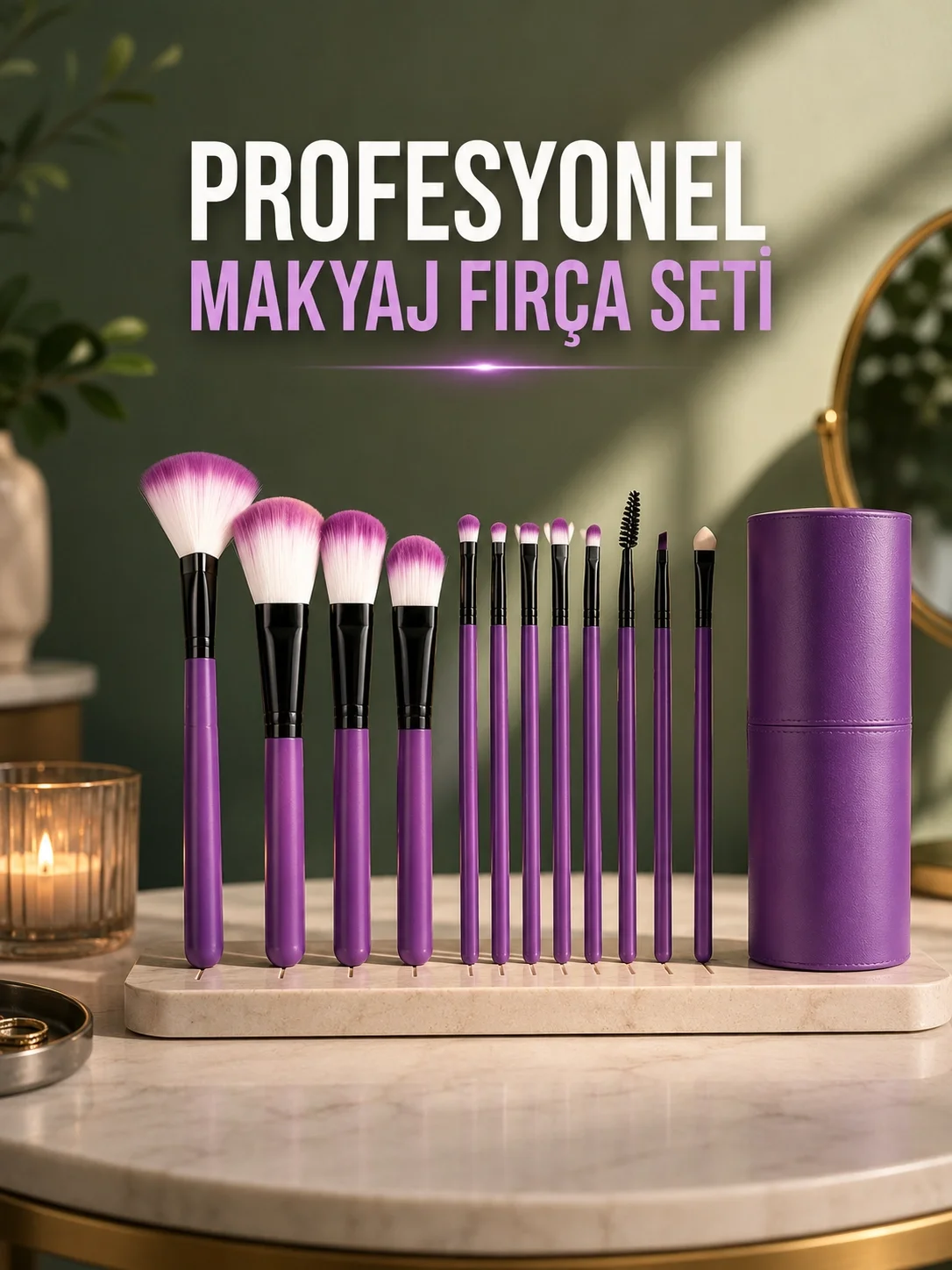 12 PARÇA PROFESYONEL MAKYAJ FIRÇA SETİ Fiyatı, Yorumları ve Özellikleri