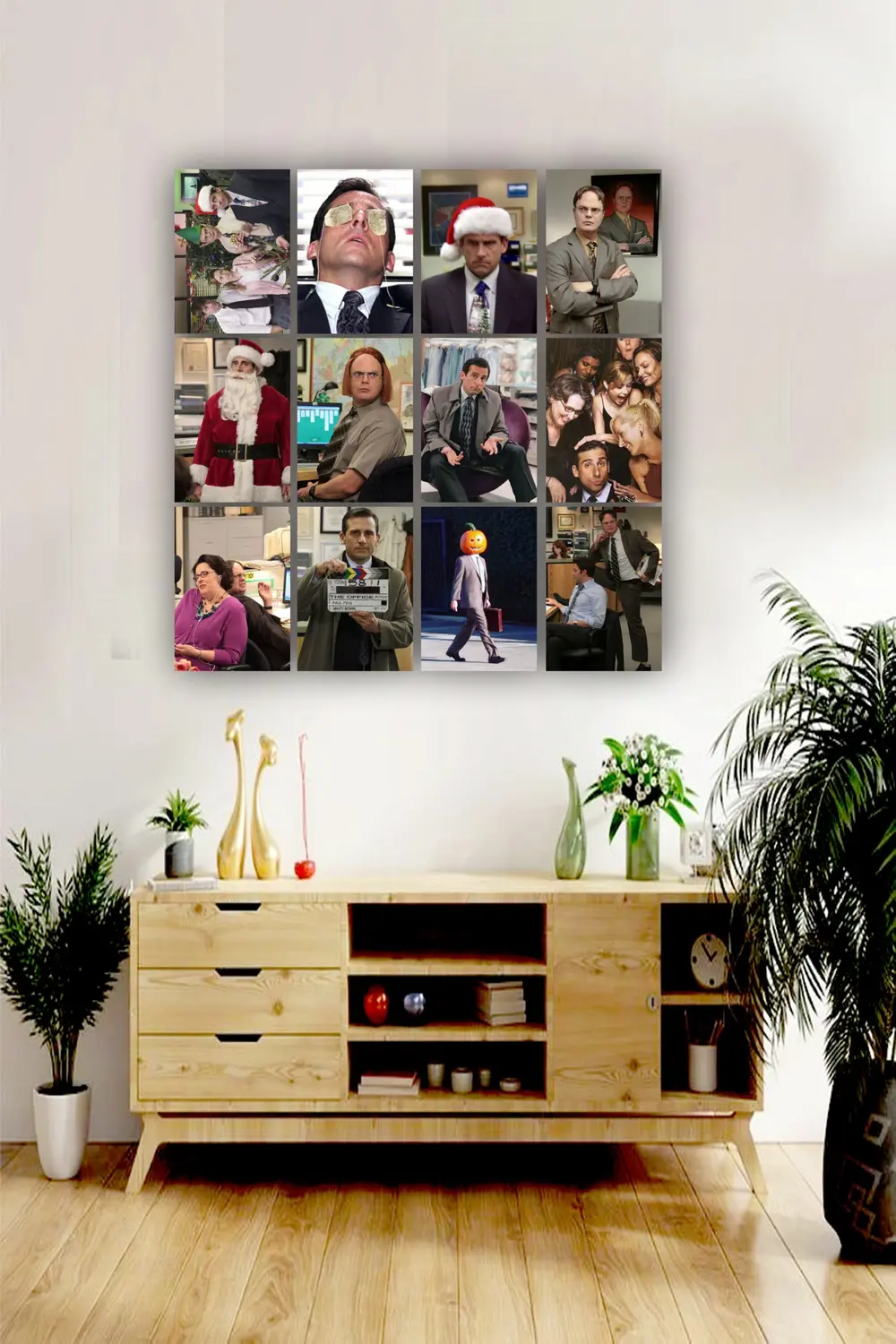 12 parça The Office Dizi Görsel Çerçeve Görünümlü Mdf tablo Duvar