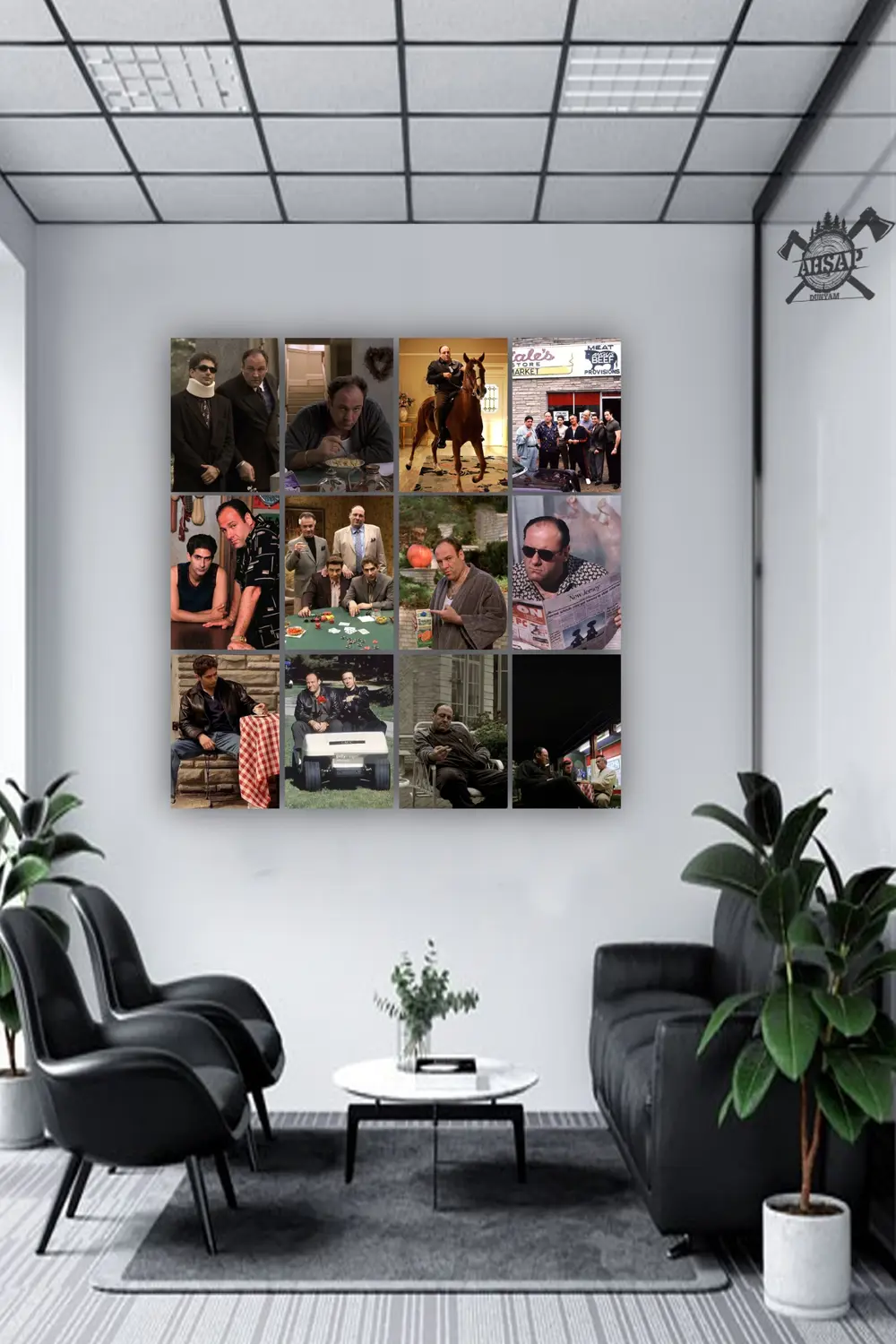 12 parça The Sopranos Dizi Görsel Çerçeve Görünümlü Mdf tablo Duv 12 parça The Sopranos Dizi Görsel Çerçeve Görünümlü Mdf tablo Duv