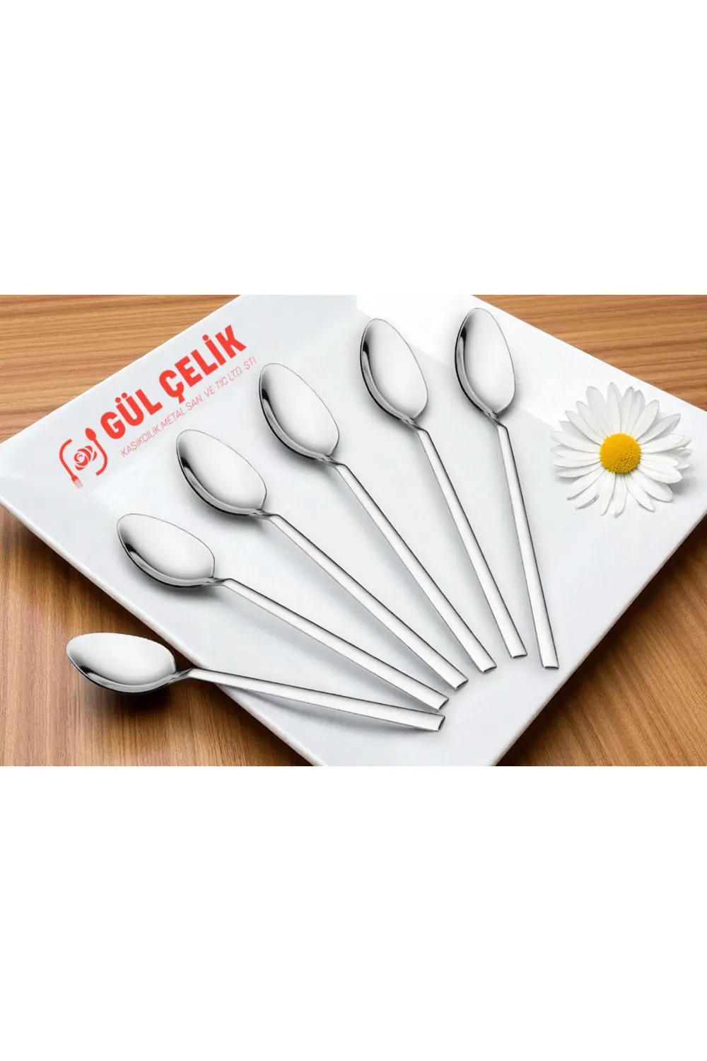 12 Parça Yemek Kaşığı Sade Çubuk Model 18/0 Kalite