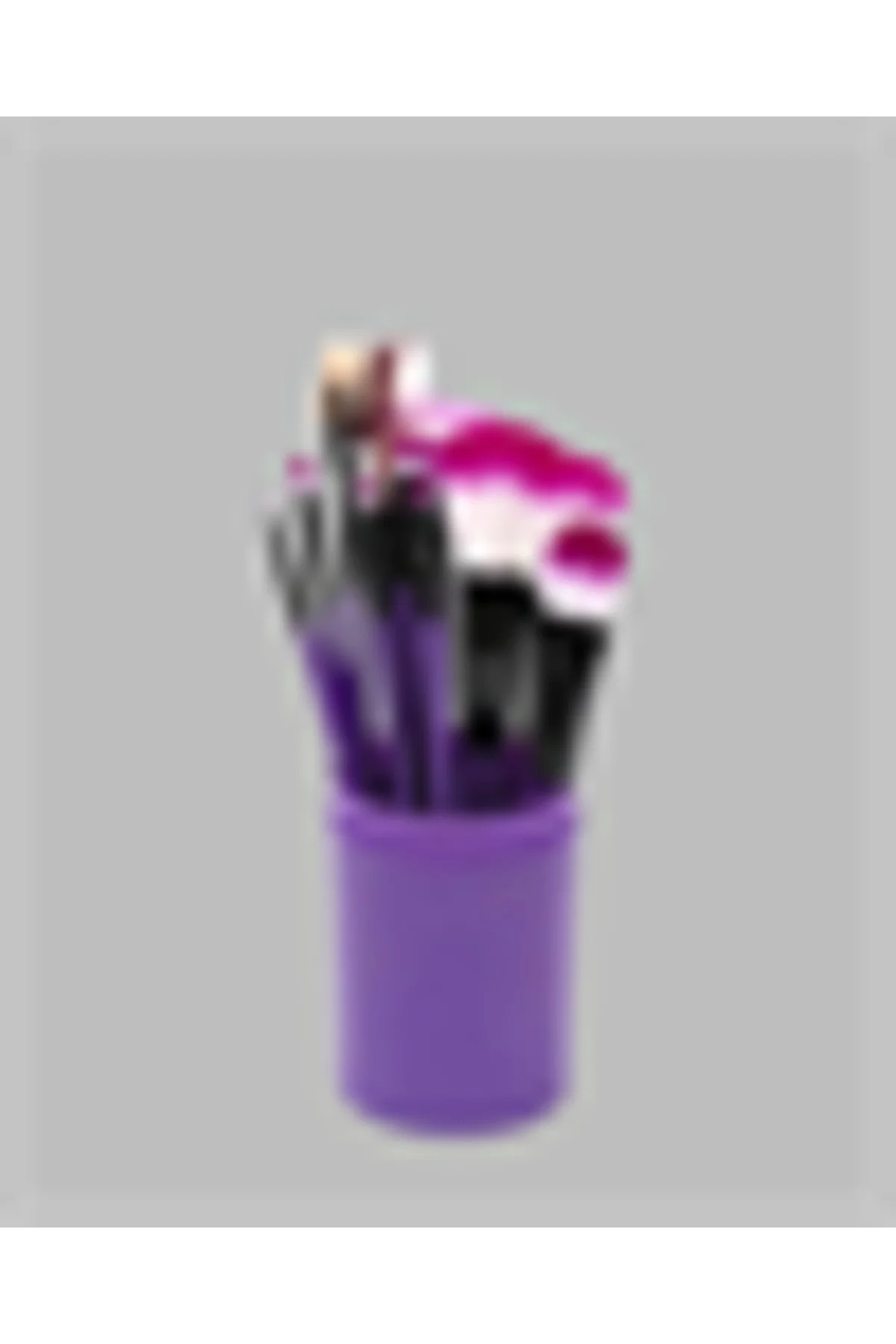 12 Parça Yumuşak Kıllı Makyaj Fırçası Seti Yüz ve Göz Makyajına U