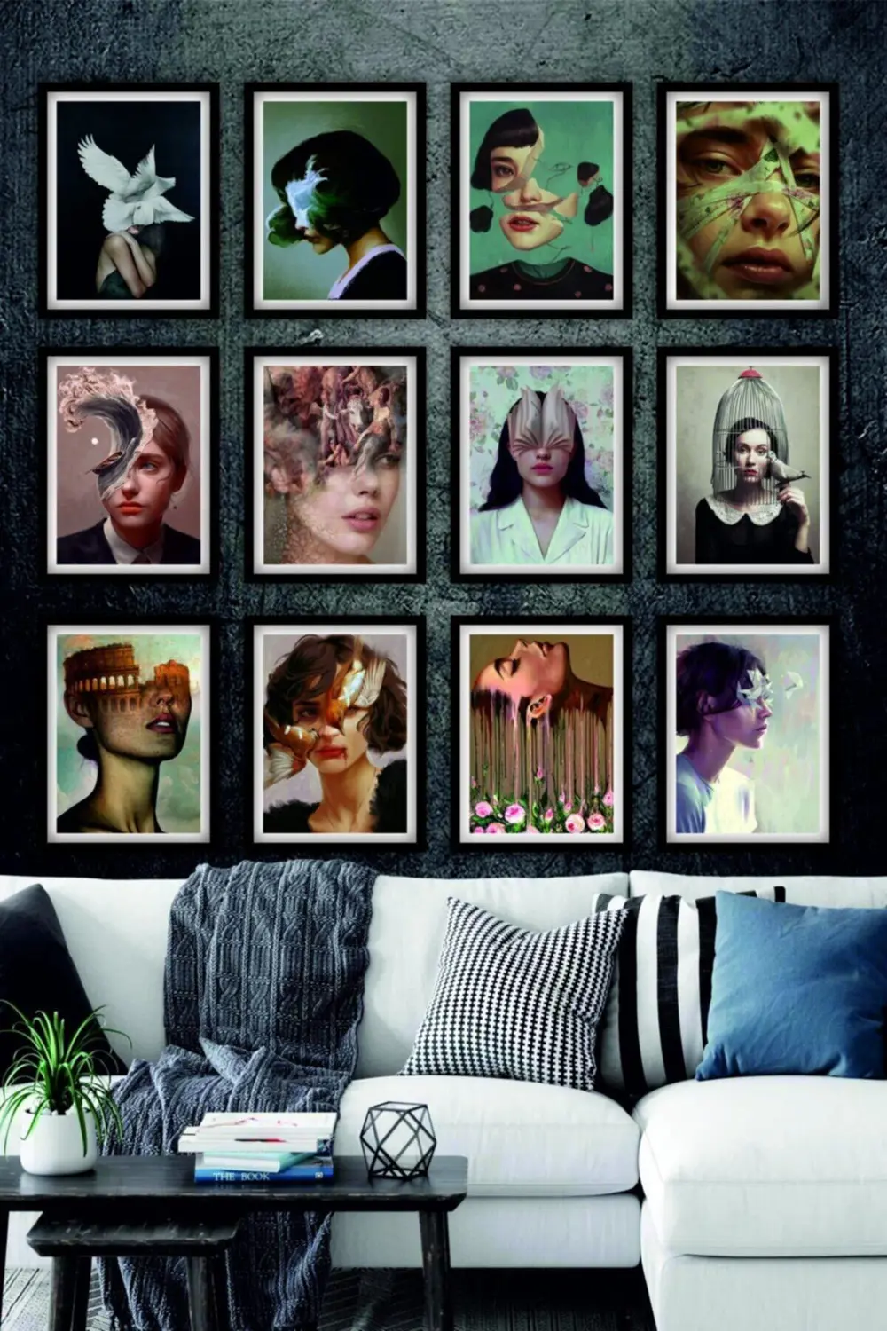 12 Parçalı Tablo Seti