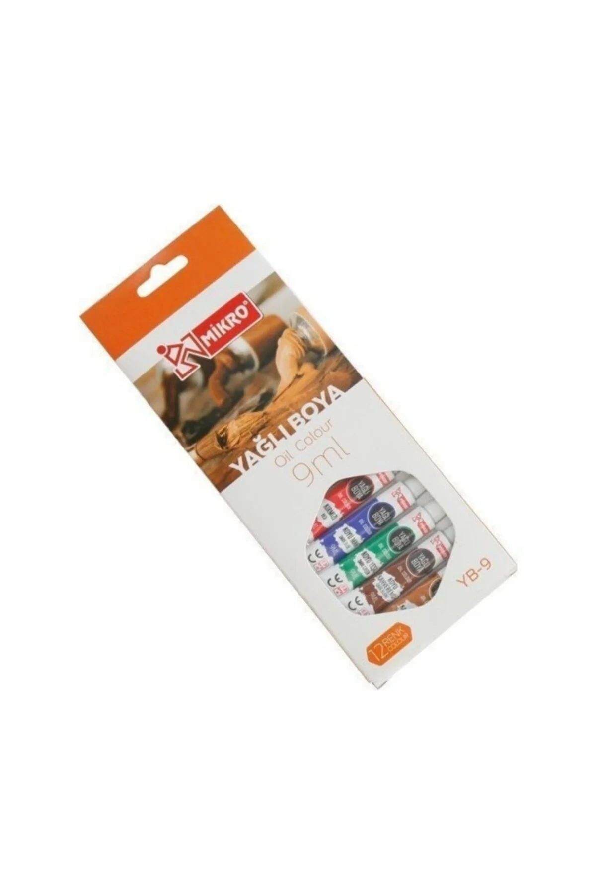 12 Renk 9 ml Tüp Yağlı Boya