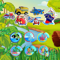 Ada Detox 12 Set - 42 Parça Tox Deniz Canlıları Ve Ulaşım Araçları 2+ Keçe 