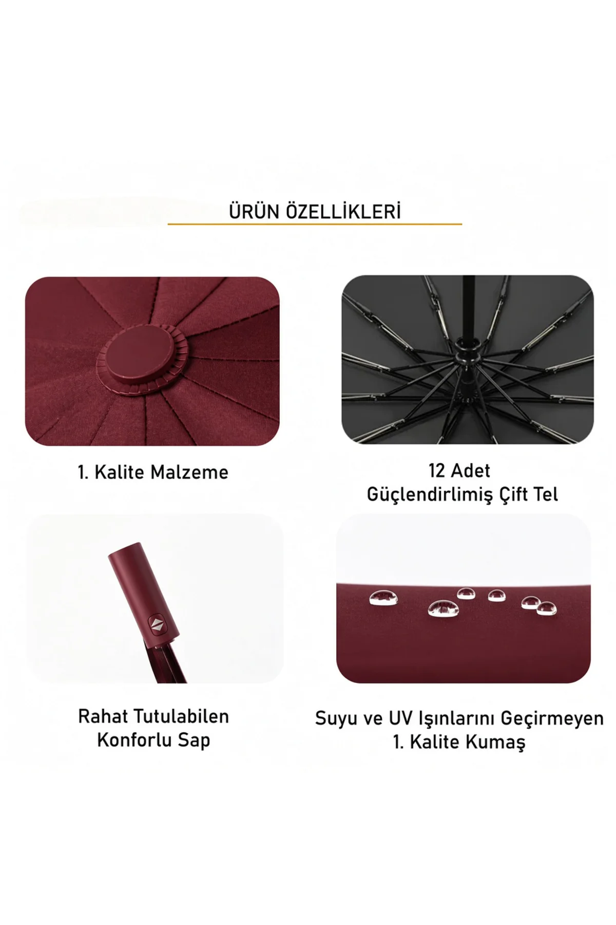 12 Telli Otomatik Şemsiye - Görsel 6
