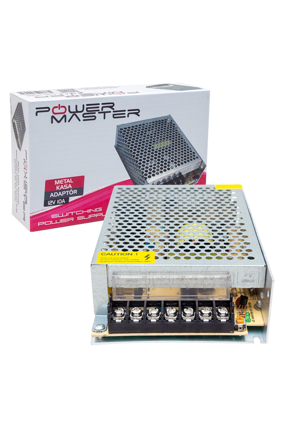 12 Volt 10 Amper Switch Mode Trafosuz Adaptör Oto Teyp Telsiz Şer