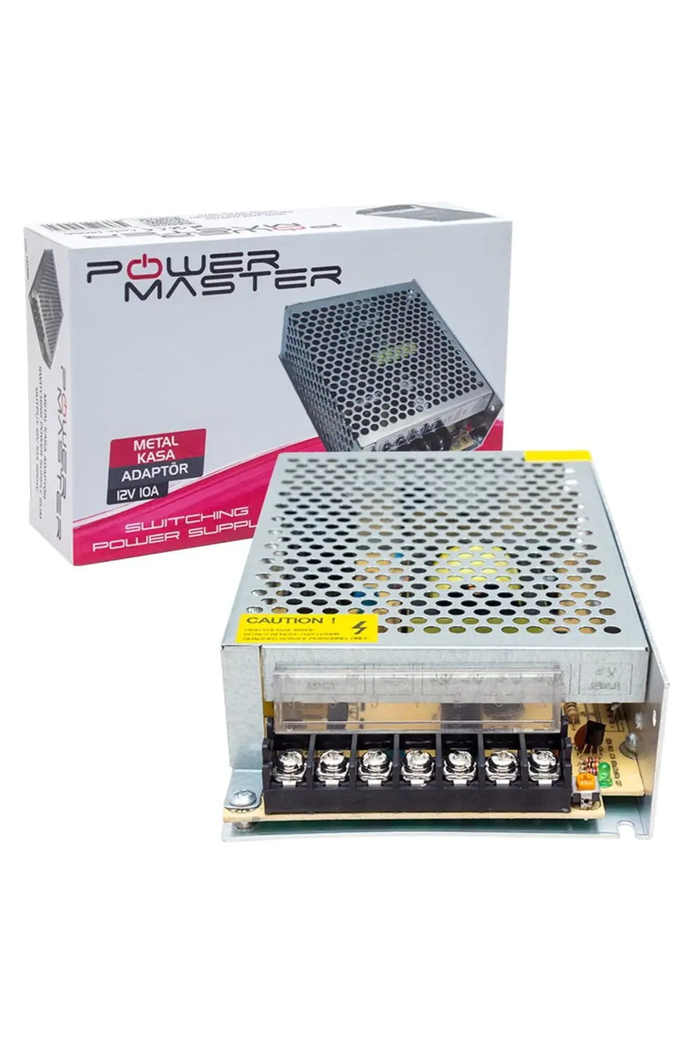 12 Volt 10 Amper Switch Mode Trafosuz Adaptör Oto Teyp Telsiz Şer