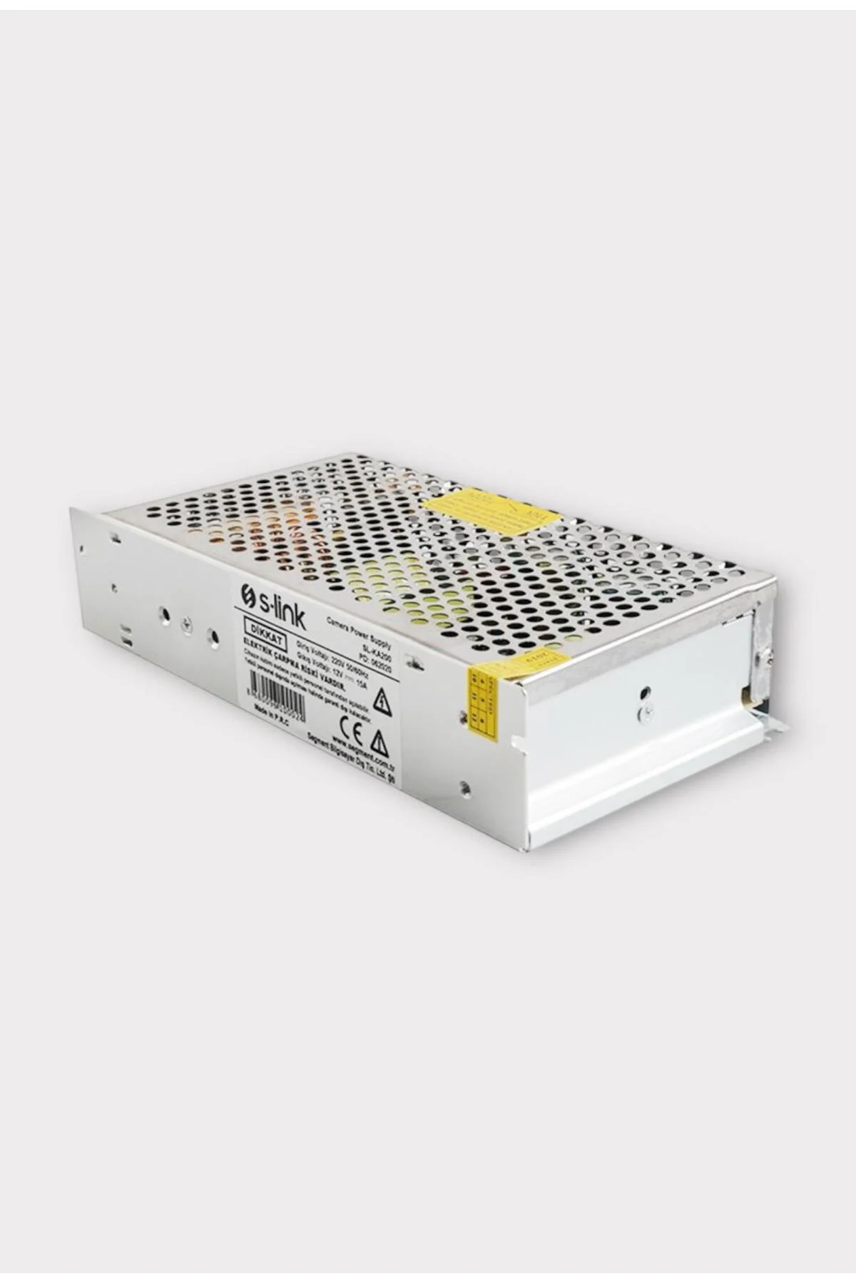 12 Volt - 15 Amper - 195 Watt Metal Kasa Adaptör 12 Volt - 15 Amper - 195 Watt Metal Kasa Adaptör