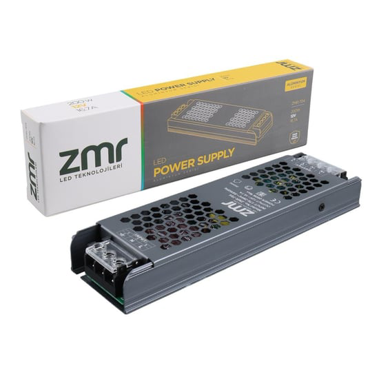 Herz 12 Volt 16.5 Amper 200 Watt Slim Metal Kasa Adaptör