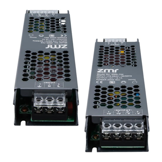 Herz 12 Volt 16.5 Amper 200 Watt Slim Metal Kasa Adaptör