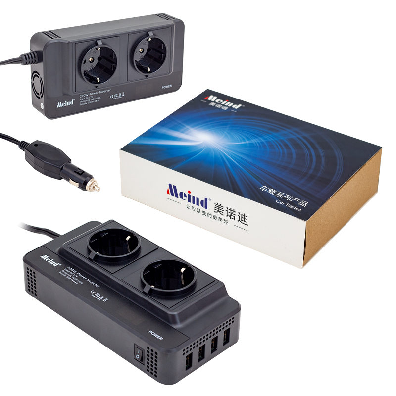 12 VOLT - 200 WATT 4 USBLİ DİJİTAL ÇAKMAKTAN POWER INVERTER (4741 12 VOLT - 200 WATT 4 USBLİ DİJİTAL ÇAKMAKTAN POWER INVERTER (4741