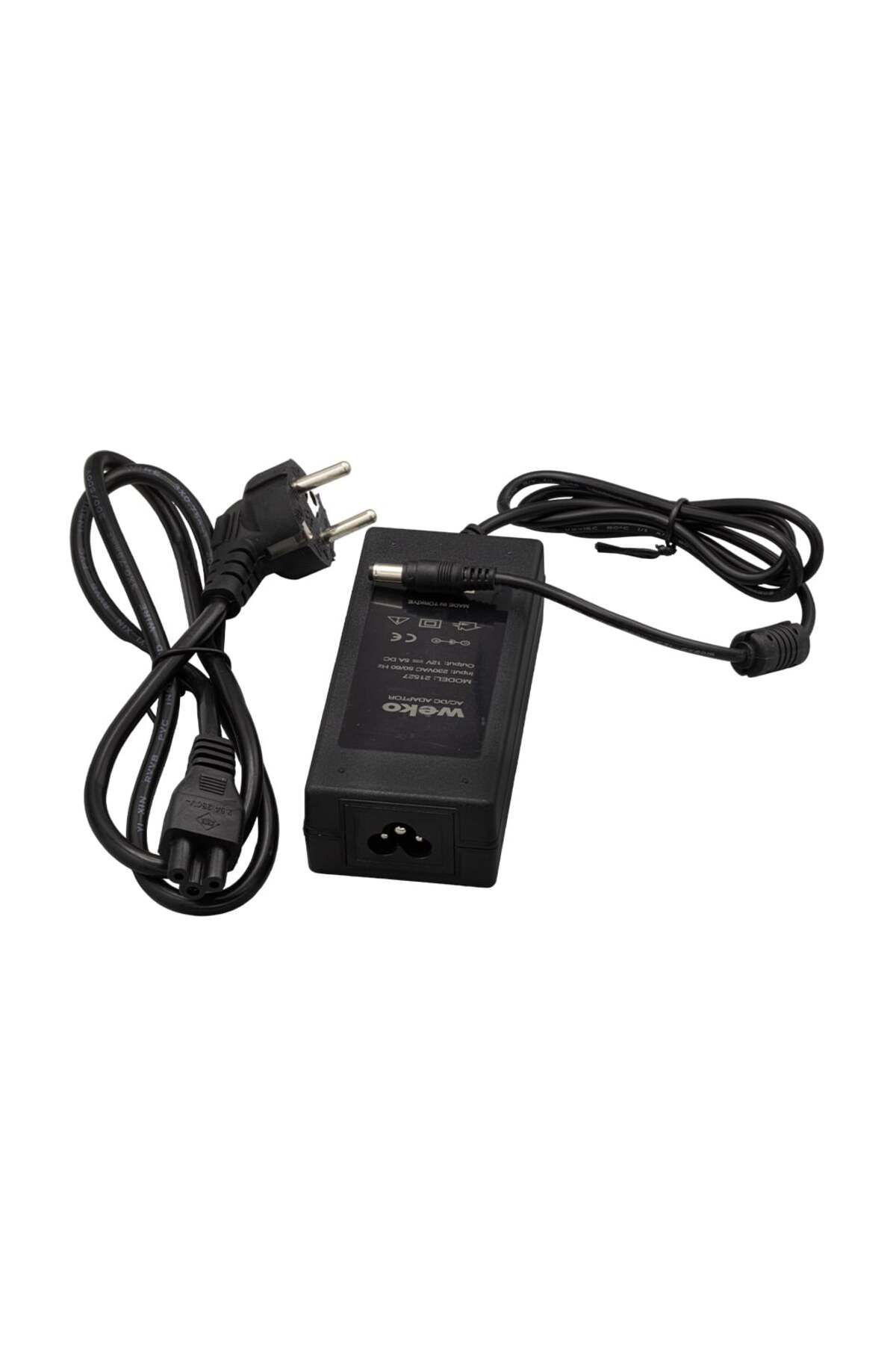 Ok Aksesuar 12 Volt - 5 Amper 5.5*2.5 Uçlu Yerli Üretim Plastik Kasa Masaüstü