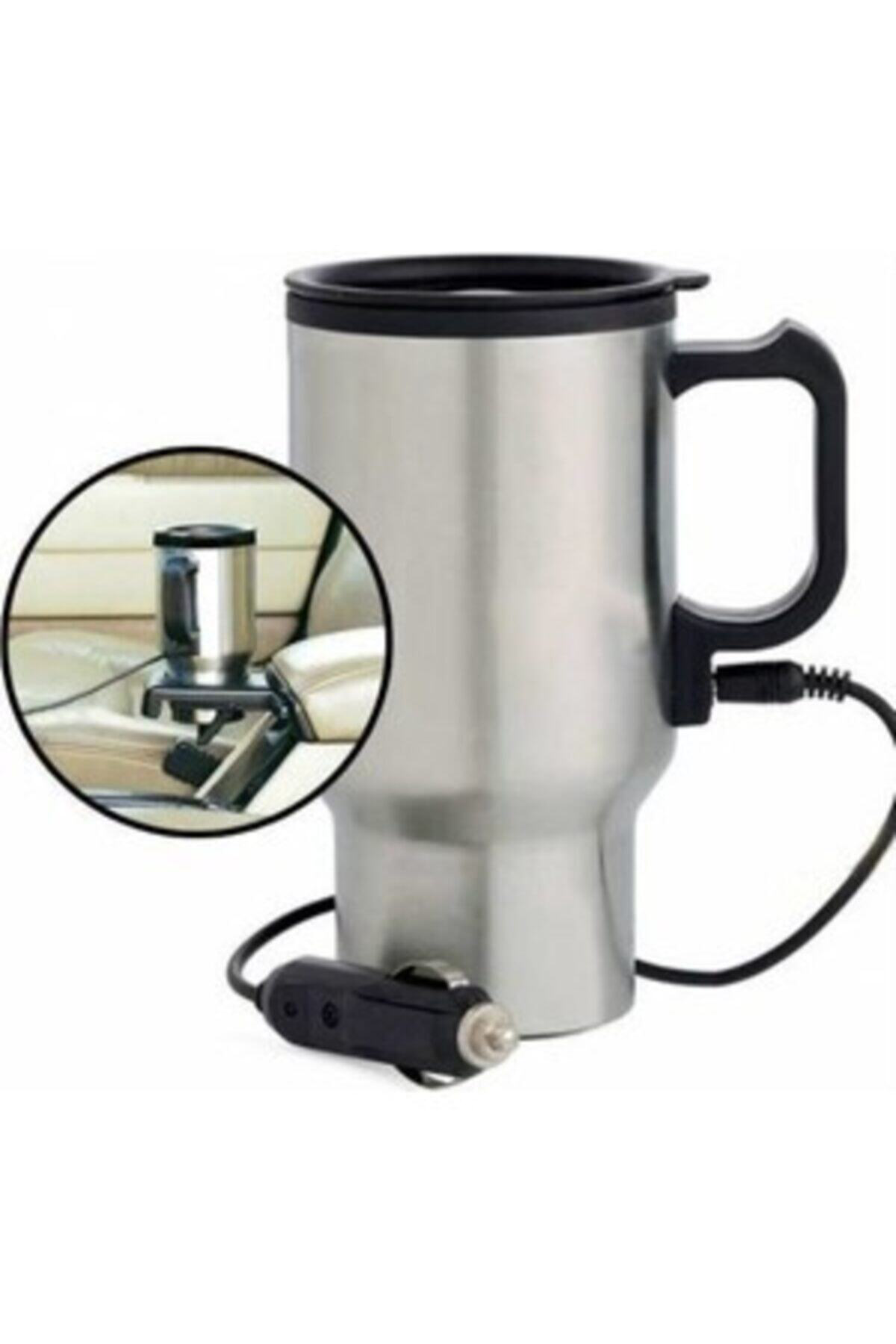 12 Volt Araç Içi Su Isıtıcı Termos Kupa Bardak Araba Oto Çay Kahv