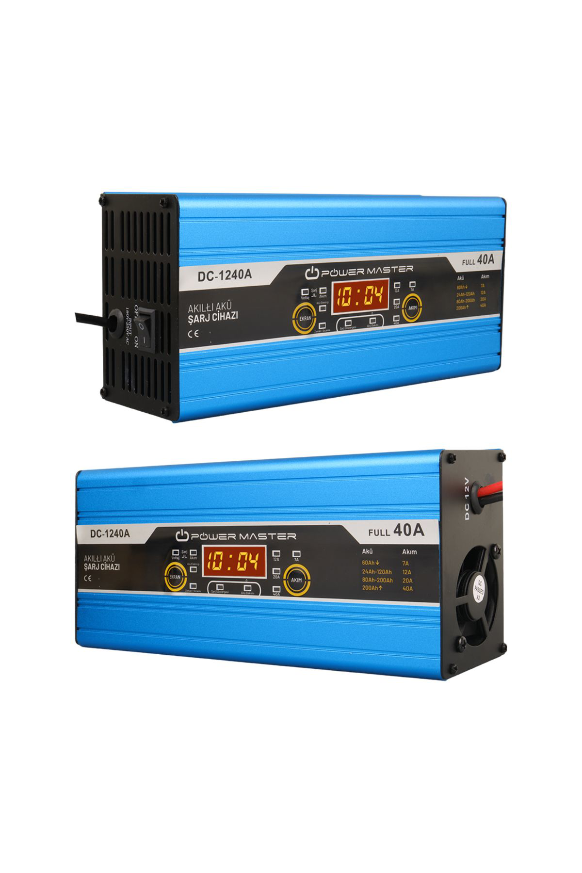 Ok Aksesuar 12 Volt Max 40 Amper Digital Ekranli Akilli Akü Şarj Cihazi Go506