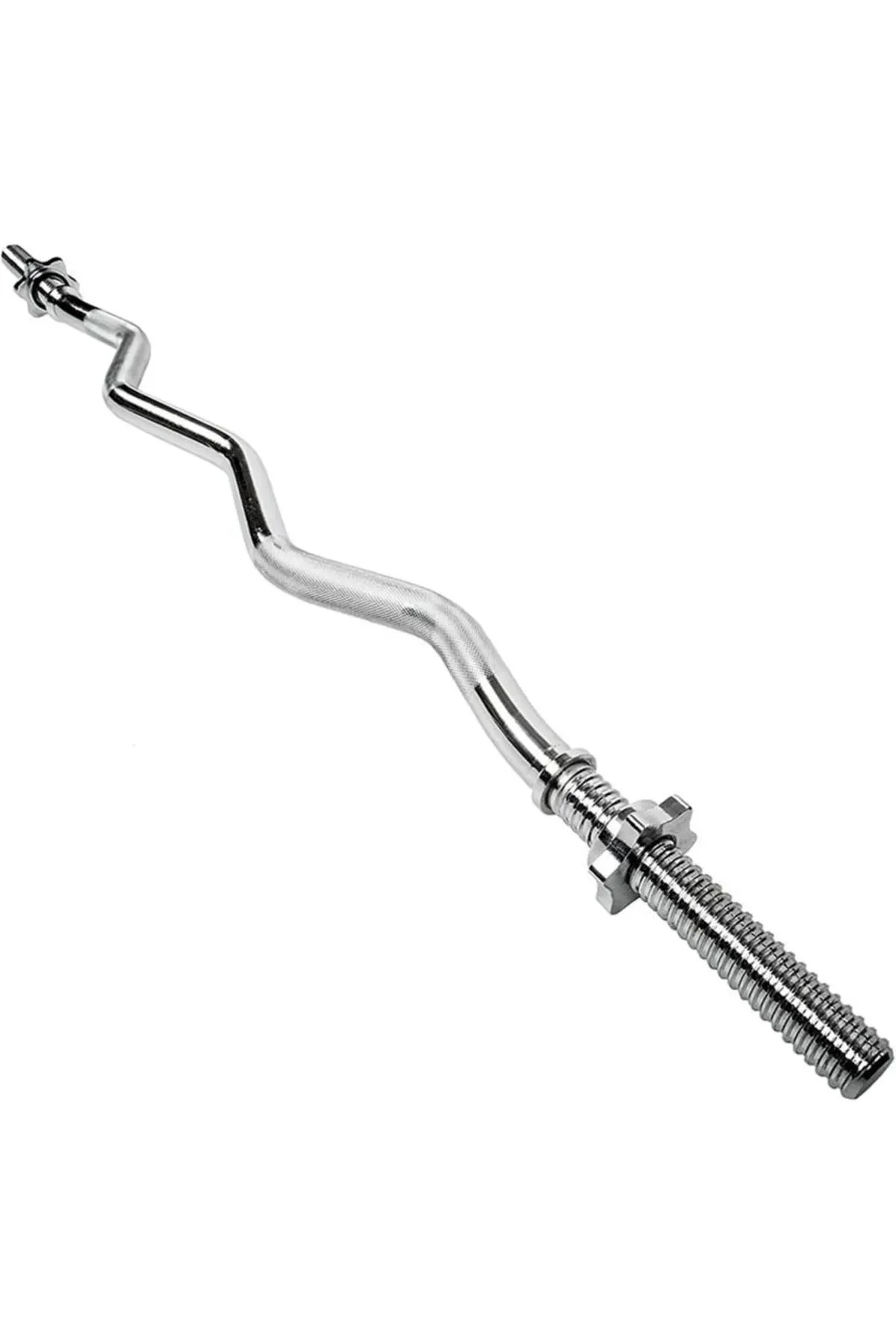 120 Cm İçi Full Dolu Halter Barı Krom Bar Z Şeklinde Halter Dambı