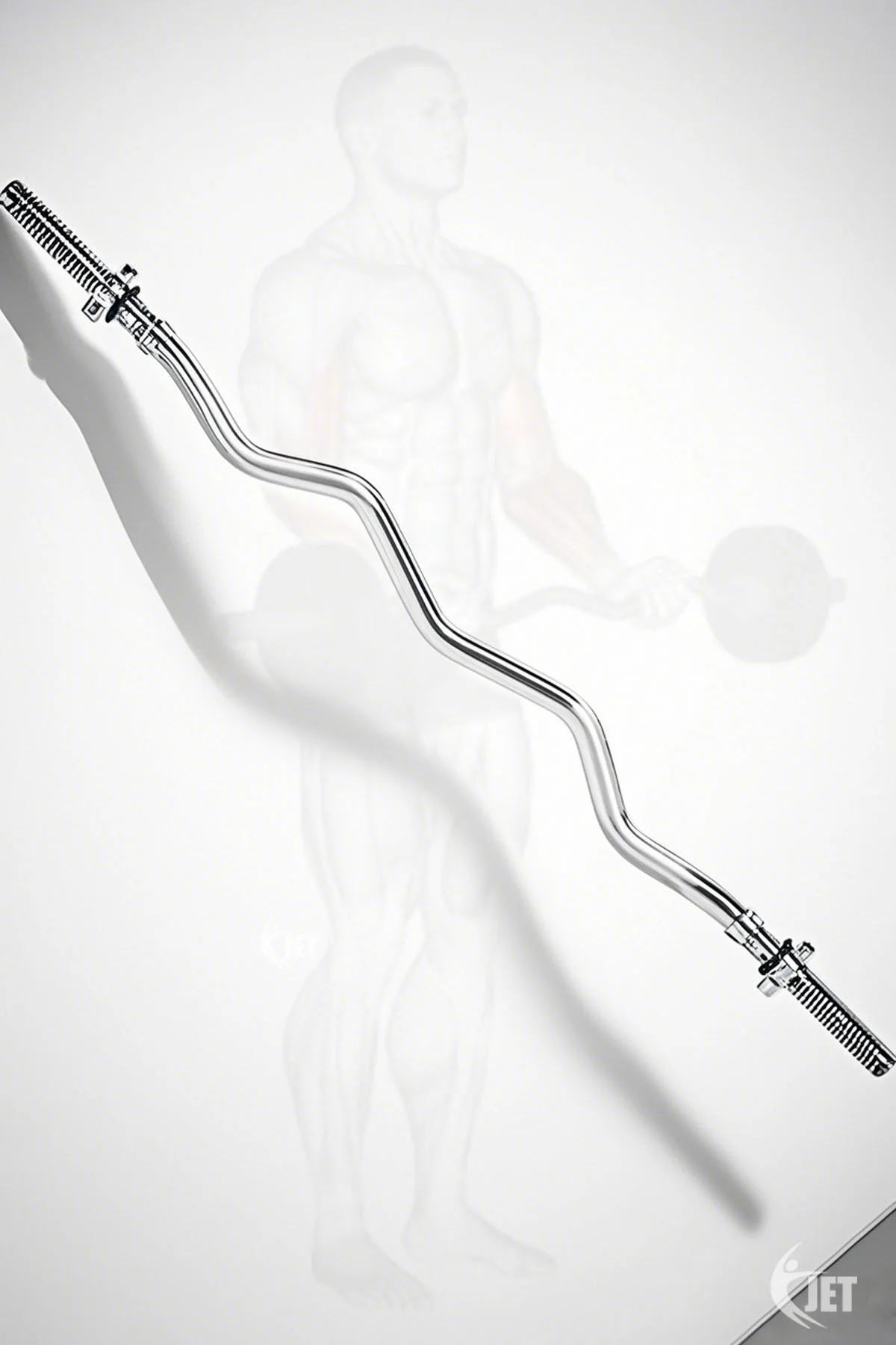 120 Cm İçi Full Dolu Halter Barı Krom Bar Z Şeklinde Halter Dambı