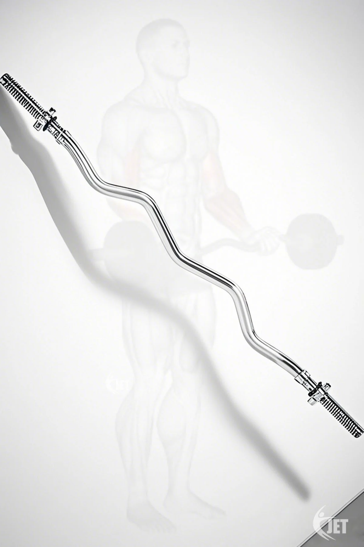 120 Cm İçi Full Dolu Halter Barı Krom Bar Z Şeklinde Halter Dambı