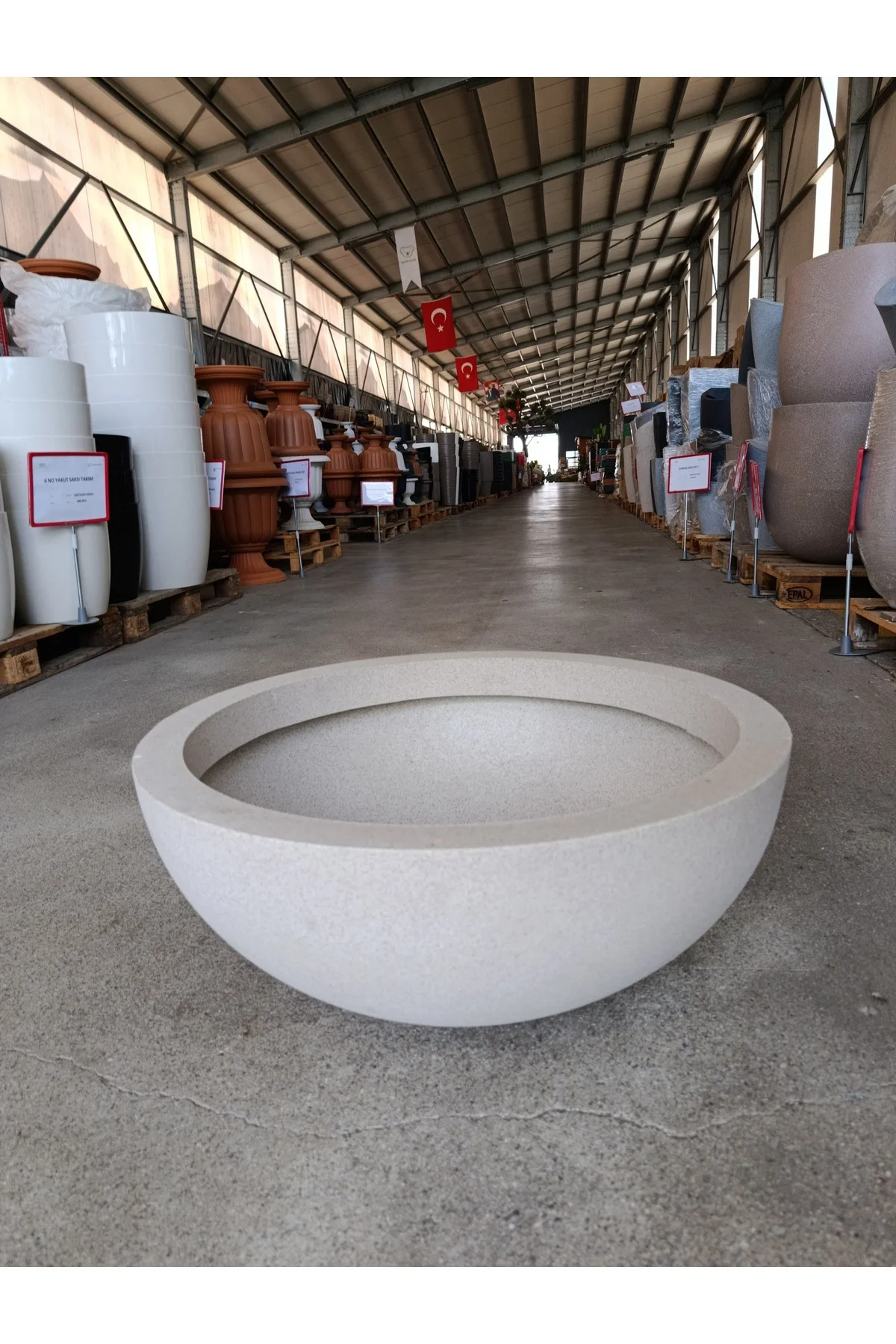 120 Litre Fiberglas Saksı