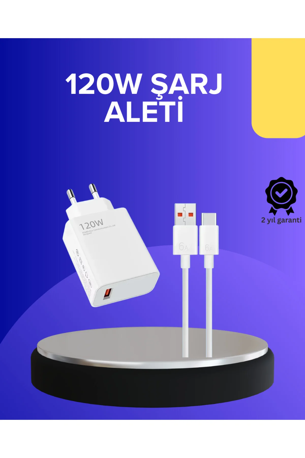 120 Watt Hızlı Şarj Adaptörü S20 S21 S22 S23 Uyumlu