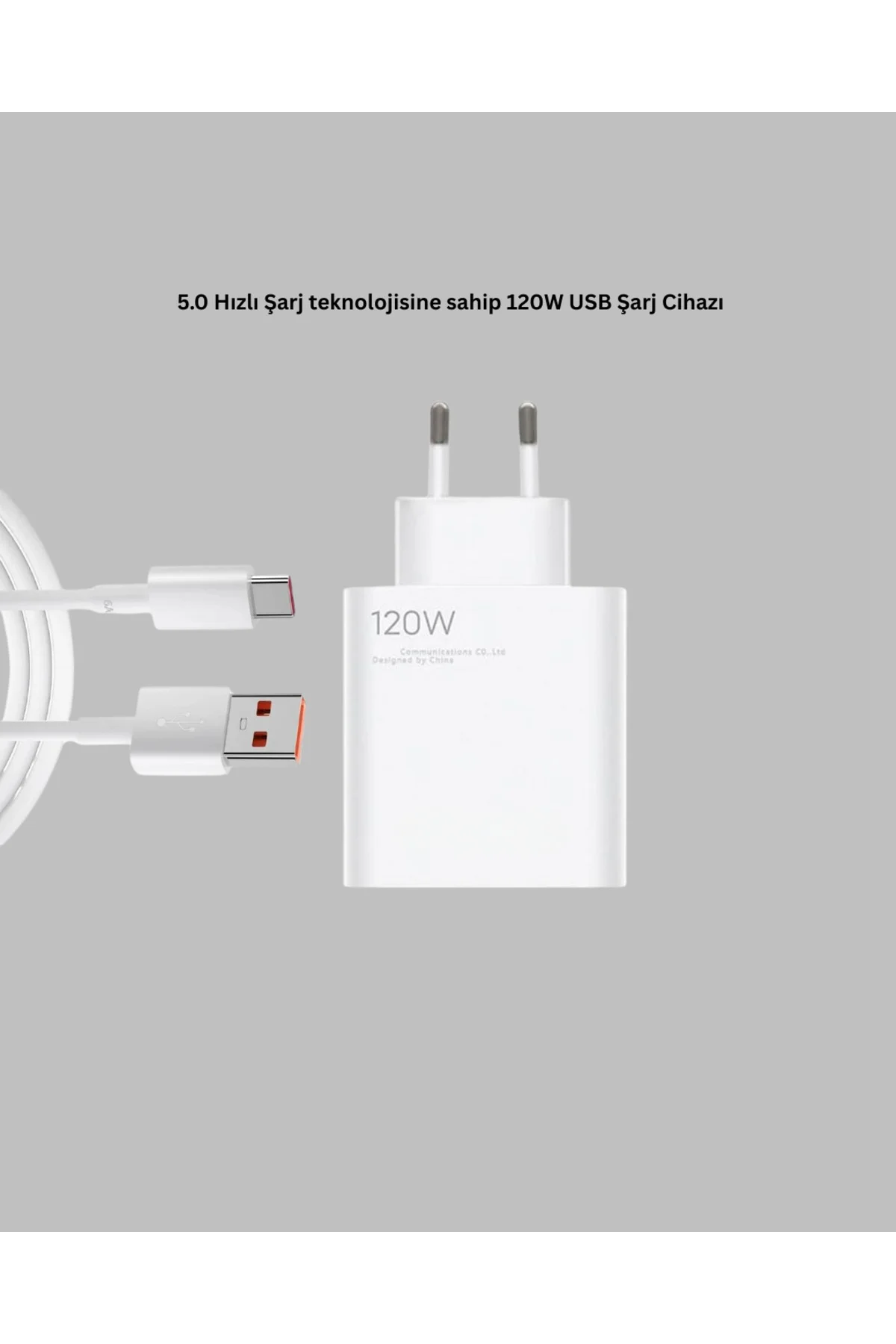 120 Watt Hızlı Şarj Adaptörü S20 S21 S22 S23 Uyumlu