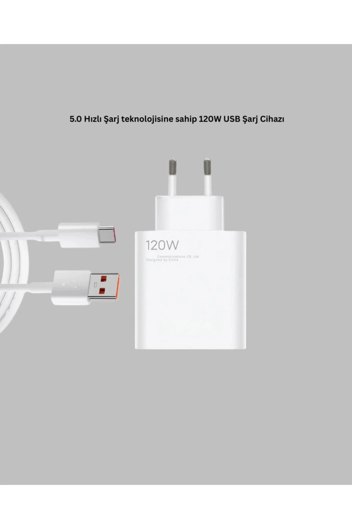 120 Watt Type C Hızlı Şarj Cihazı Reno 4 5 6 Uyumlu