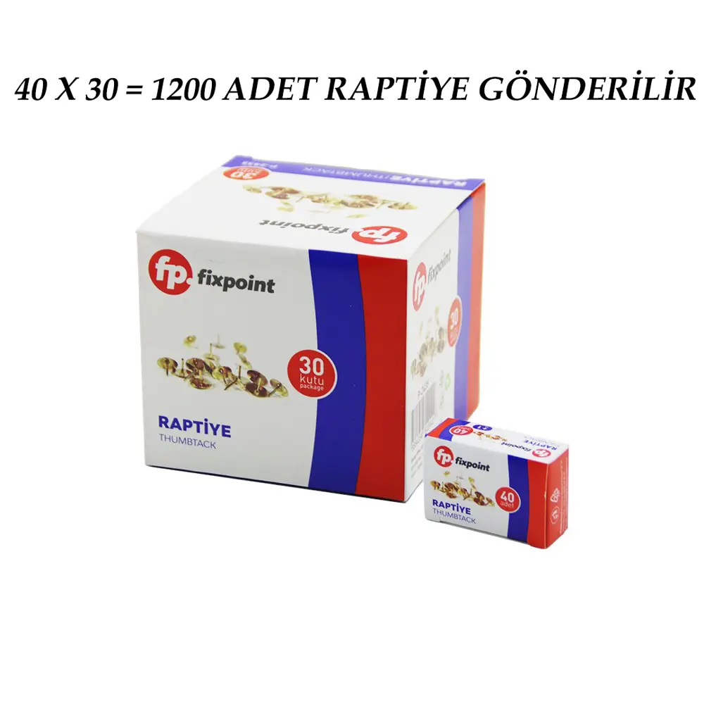 1200 ADET METAL RAPTİYE = 40PCS X 30 (4741)