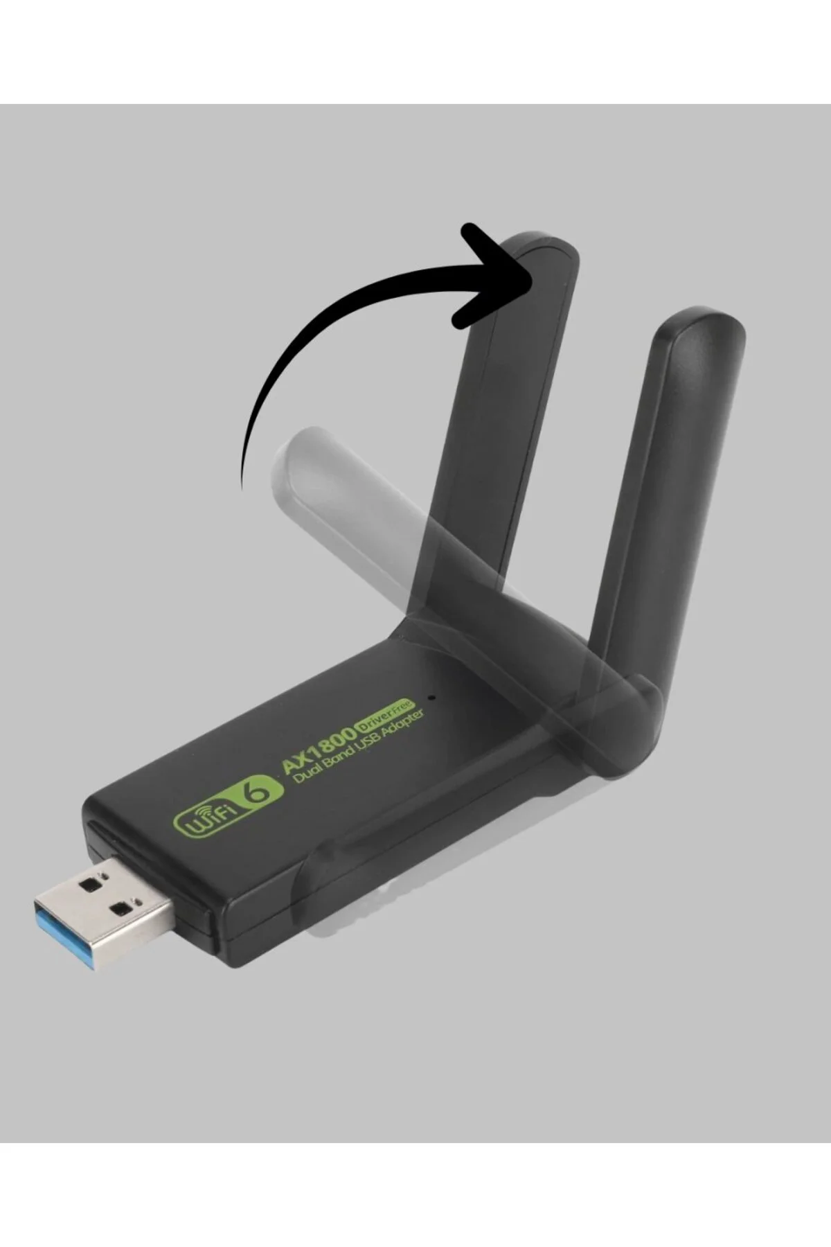 1200 Mbps Dual Band Wifi Adaptör – 5.8g & 2.4g Çift Antenli