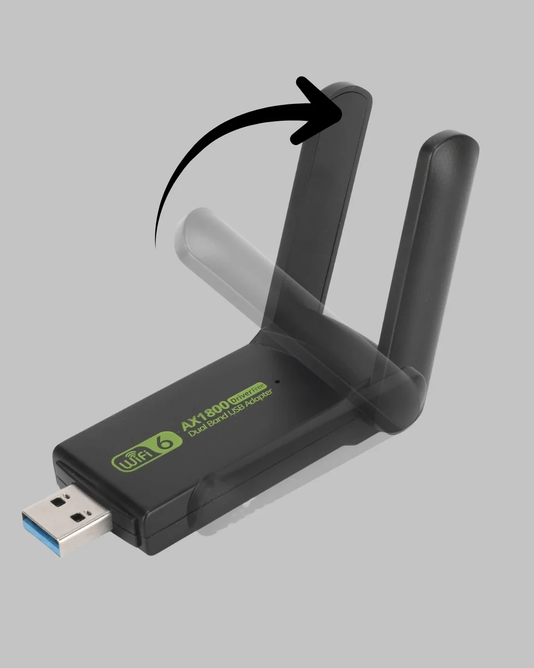 1200 Mbps Dual Band WiFi Adaptör – 5.8G &amp; 2.4G Çift Antenli Fiyatı, Yorumları ve Özellikleri