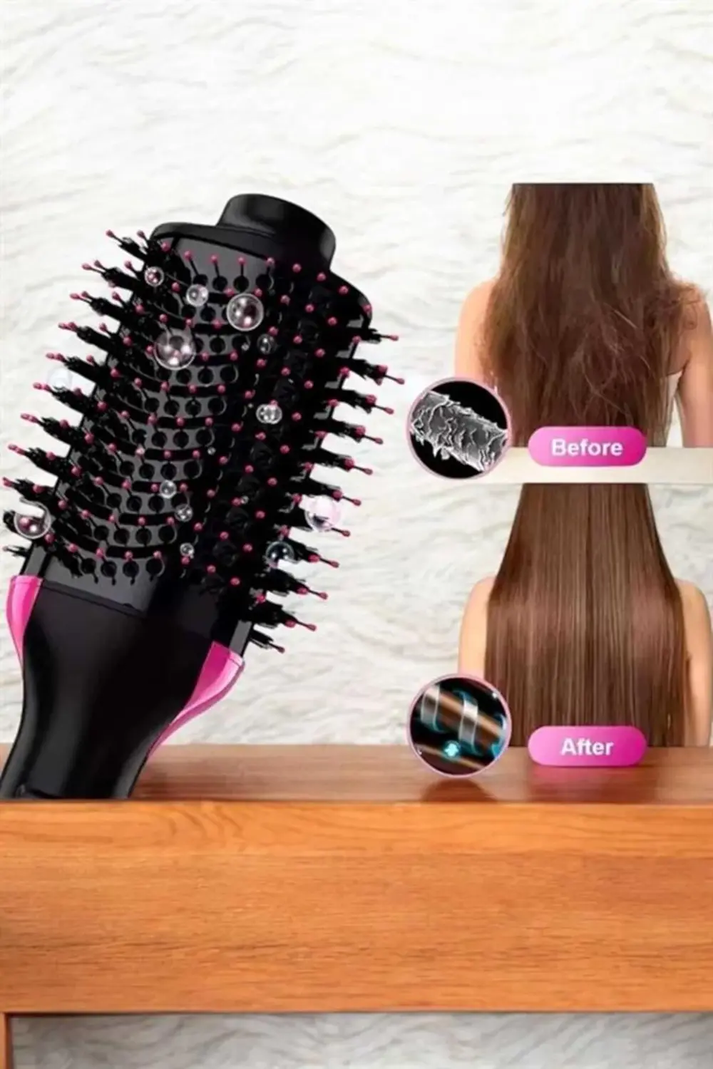 1200 Watt Gücünde, Negatif İyon Teknolojili, 3 Isı Kademeli Fön T