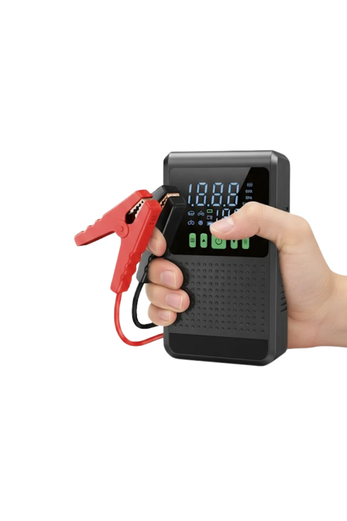 12.000 Mah Şarjlı Araç Akü Takviye Ve Işıklı Hava Kompresörü