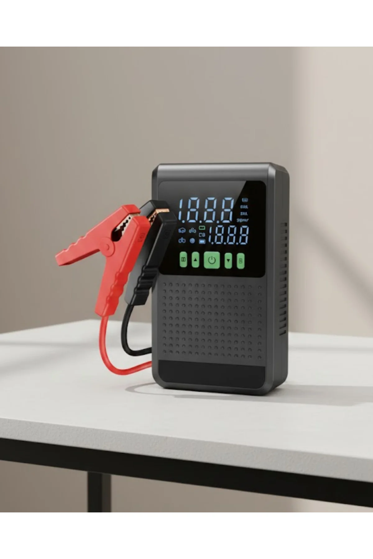 12.000 Mah Şarjlı Araç Akü Takviye Ve Işıklı Hava Kompresörü