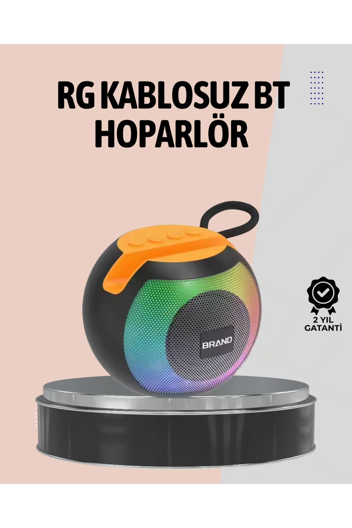1200mAh Uzun Pil Ömürlü Bluetooth Hoparlör