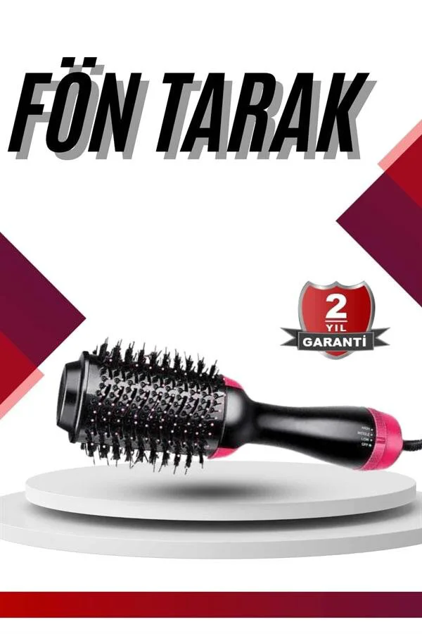 1200W Iyon Özellikli Fön Tarak Saç Şekillendirici - Saç Düzleştirici ve Kurutma