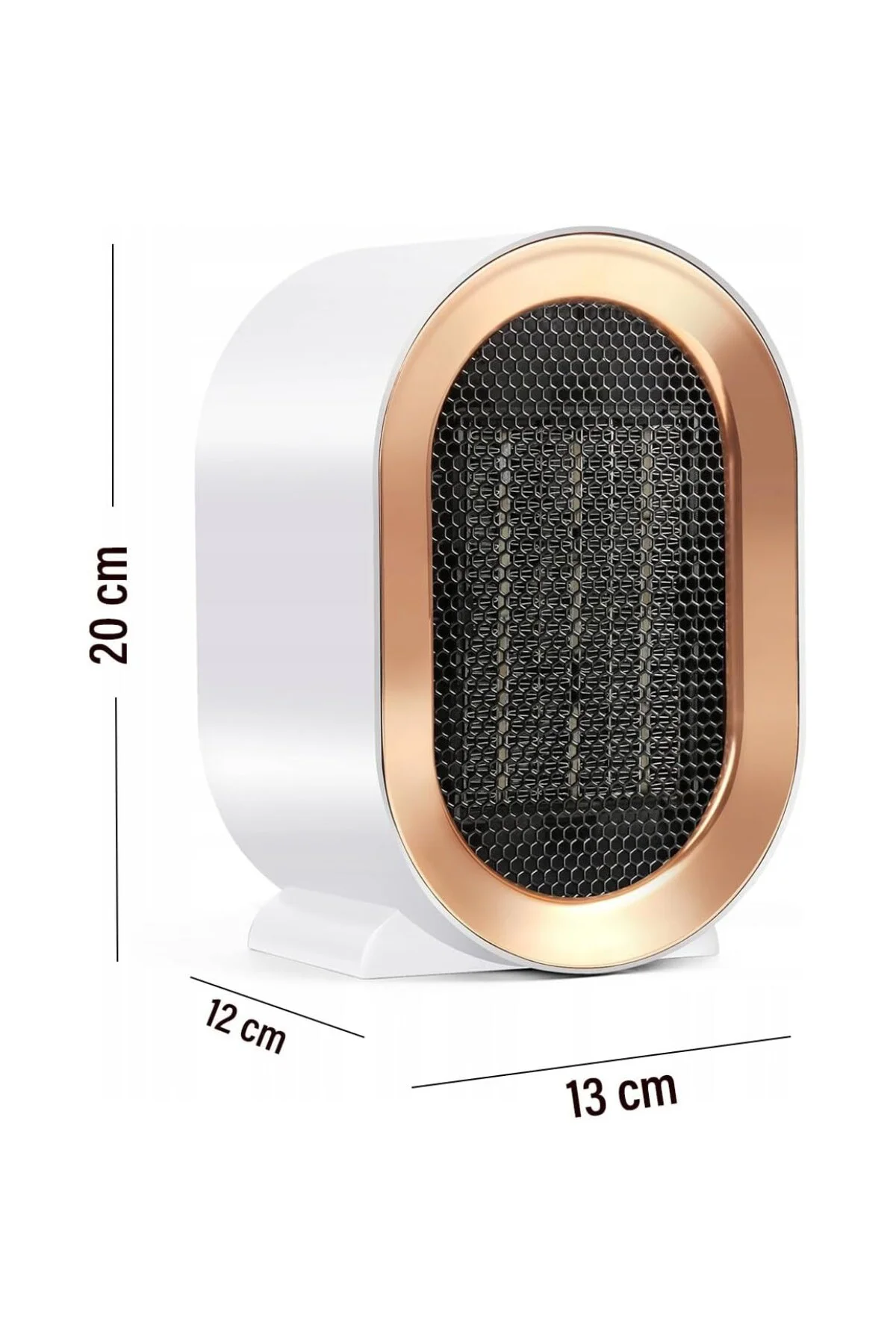 1200W Mini Elektrikli Isıtıcı Fan 2 Kademeli Masaüstü Üflemeli Fa